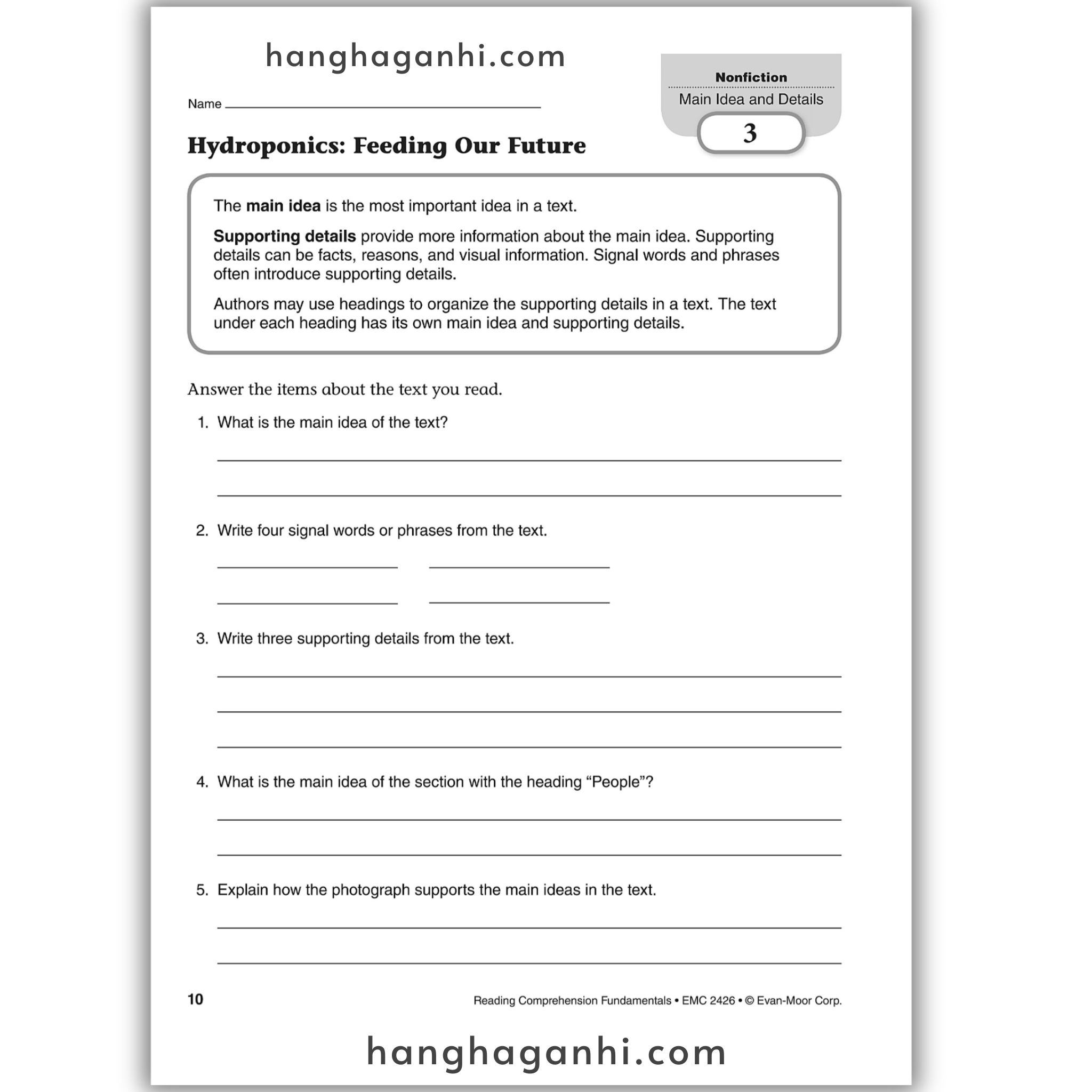 Reading Comprehension Fundamentals grade 6_thumbnail_3