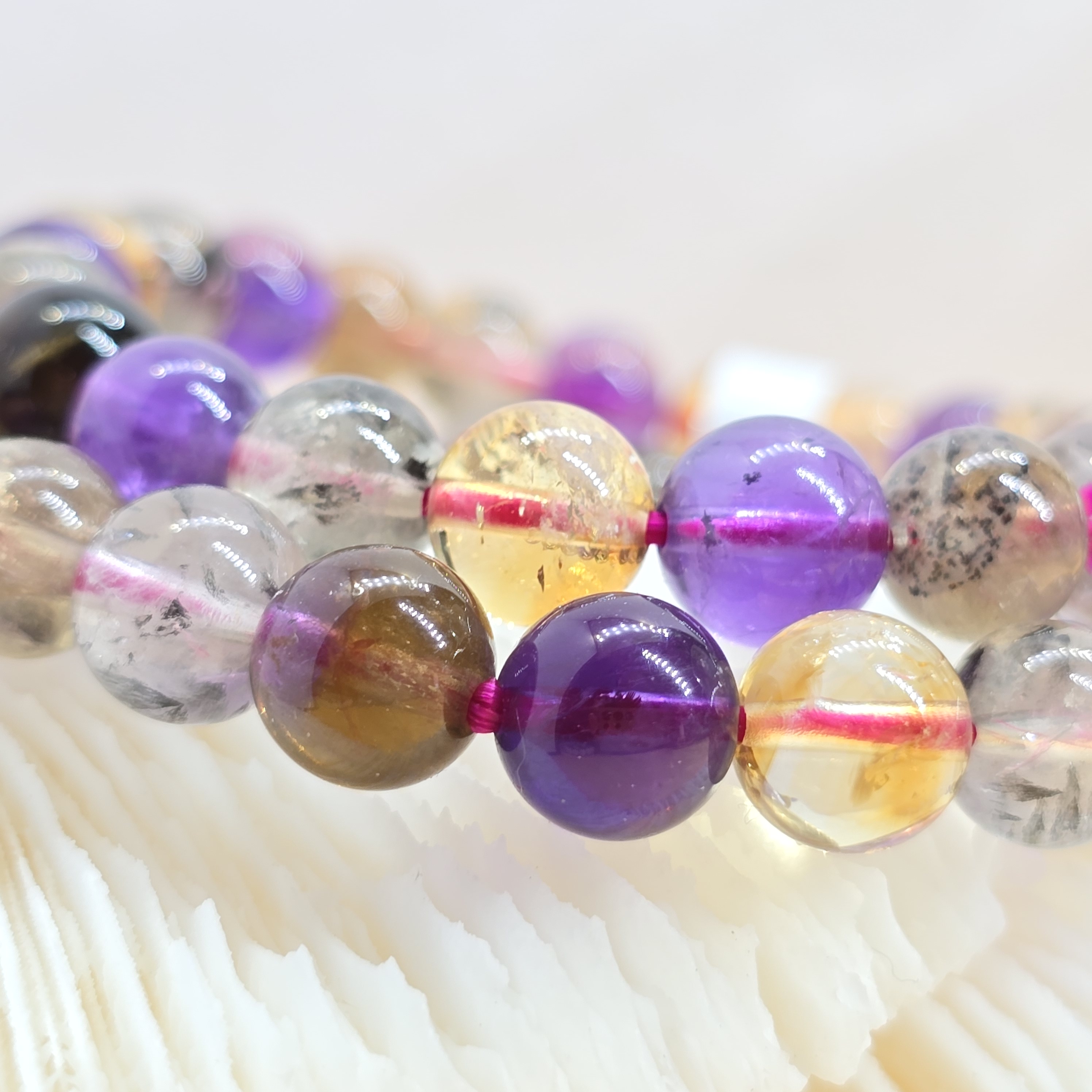 Vòng Thạch Anh Super 7 Kết Hợp Ametrine