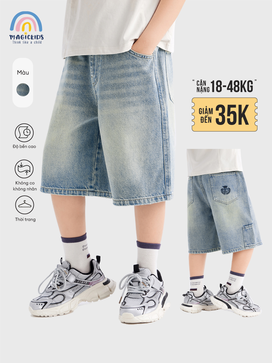 Quần Jean lửng bé trai  QN25004