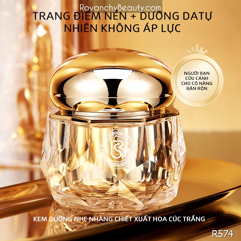 Kem Dưỡng Da R574 ROVANCHY Chiết Xuất Cúc Trắng - Cấp Ẩm, Làm Sáng Da, Kiểm Soát Dầu - 50g