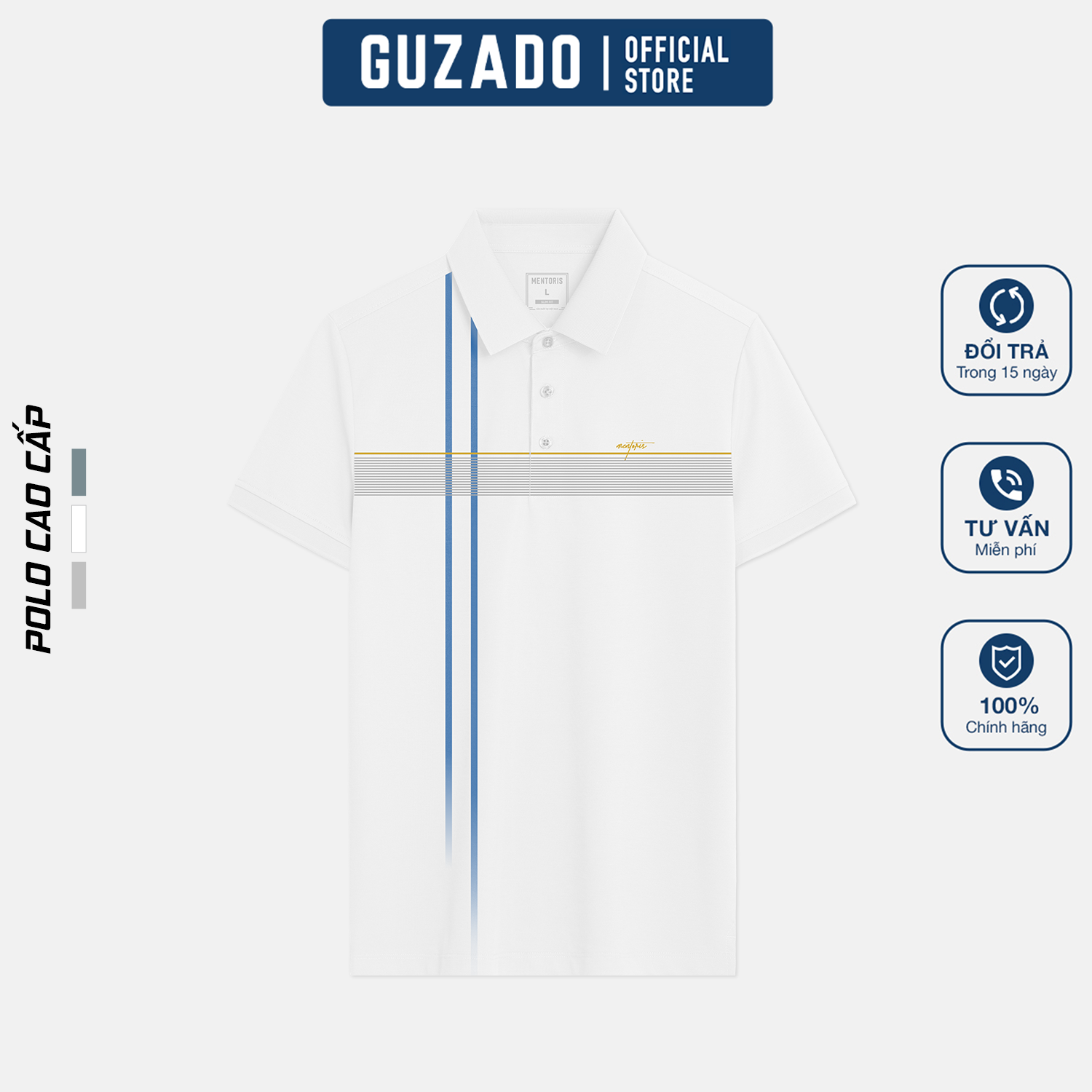 Áo Polo Nam Trẻ Trung Thanh Lịch Thương Hiệu GUZADO MPL2512S_thumbnail_6