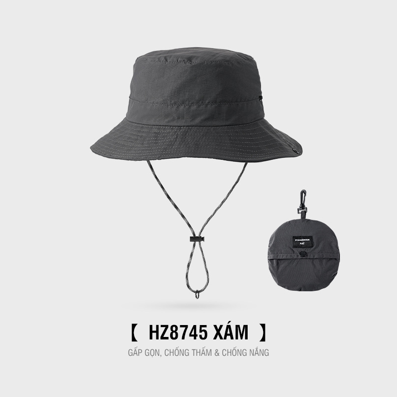 Mũ bucket dã ngoại, du lịch FISHERMAN HZ8745_thumbnail_3
