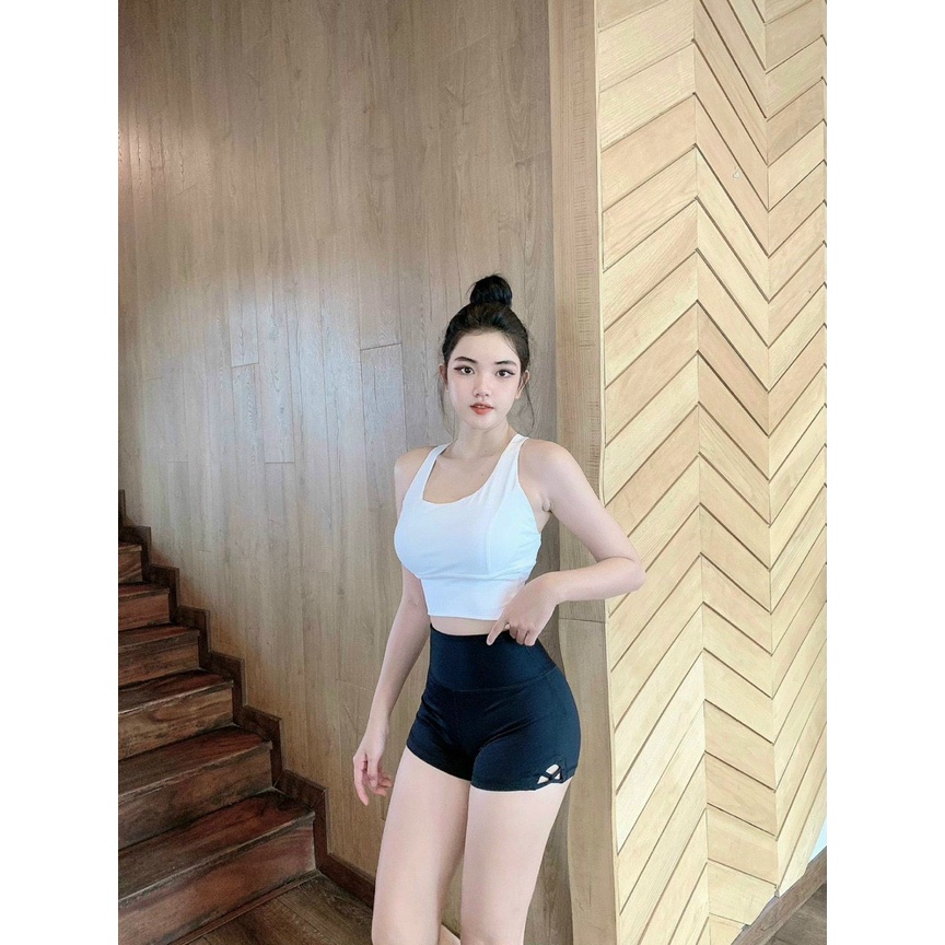 Áo Bra Thể Thao Lulu 2 Dây Chéo Lưng Dáng Dài_thumbnail_0