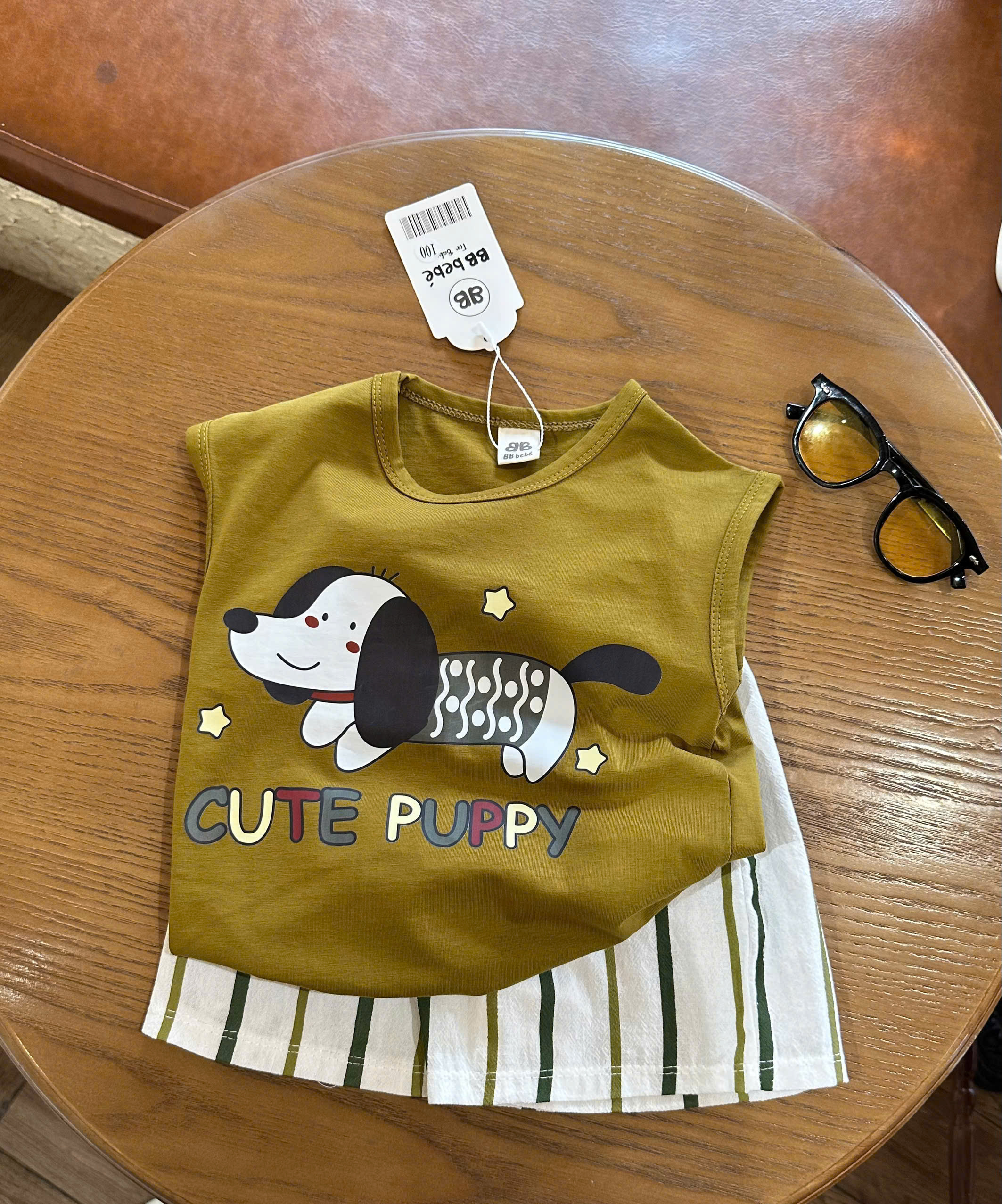 B04 BỘ BA LỖ CHÓ CUTE PUPPY NGÔI SAO- A201.611