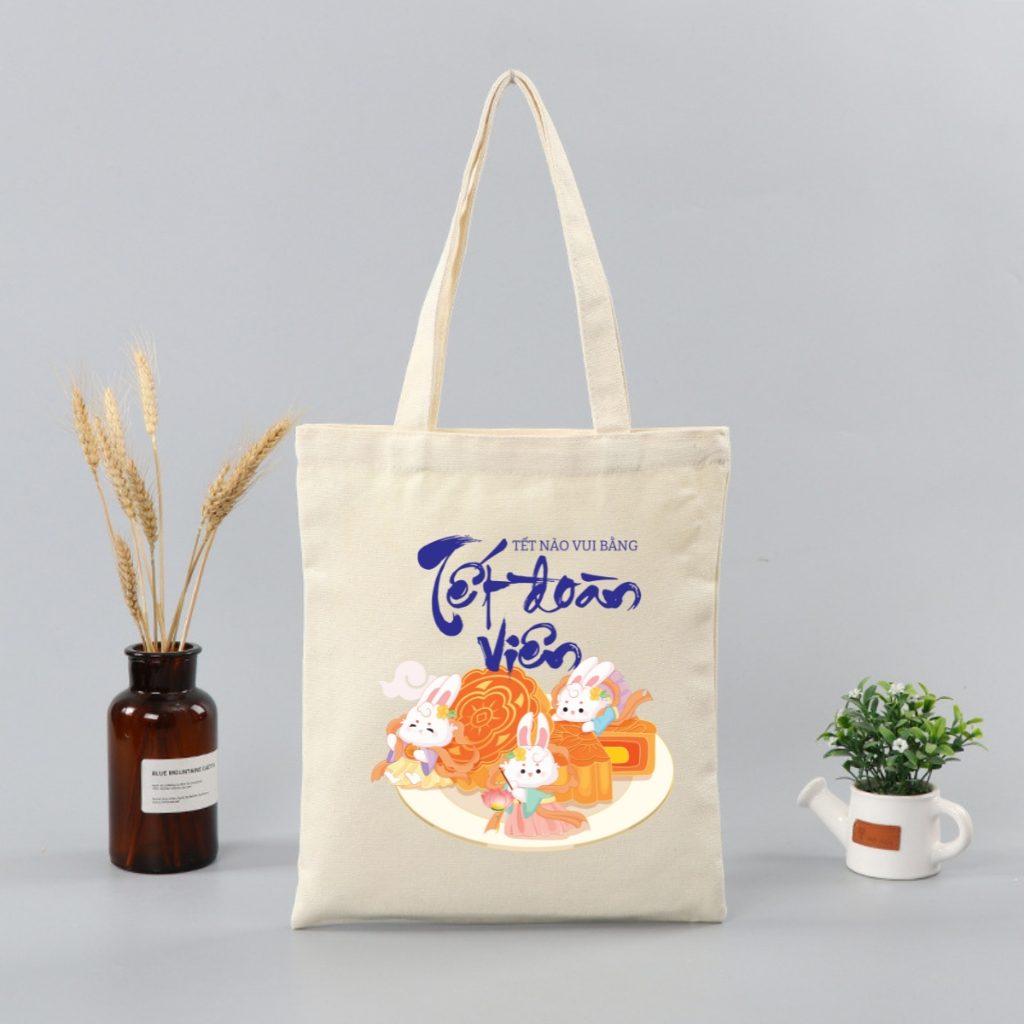 Túi tote in hình Tết Trung thu - Túi vải canvas kích thước 33x37cm đựng vừa A4  và laptop - TOTE27_thumbnail_16