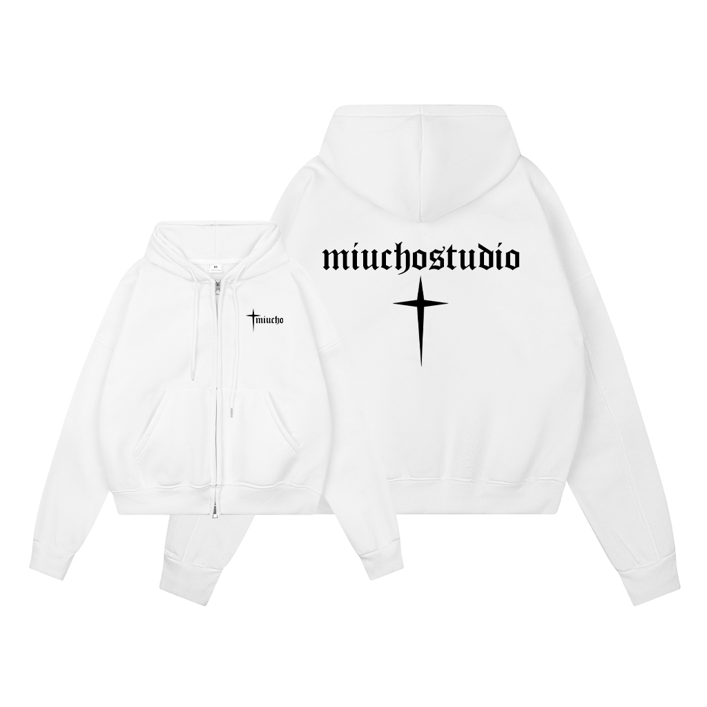 Áo hoodie zip nam localbrand form boxy HXD1612 Miucho Club vải nỉ bông dày dặn in basic_thumbnail_4