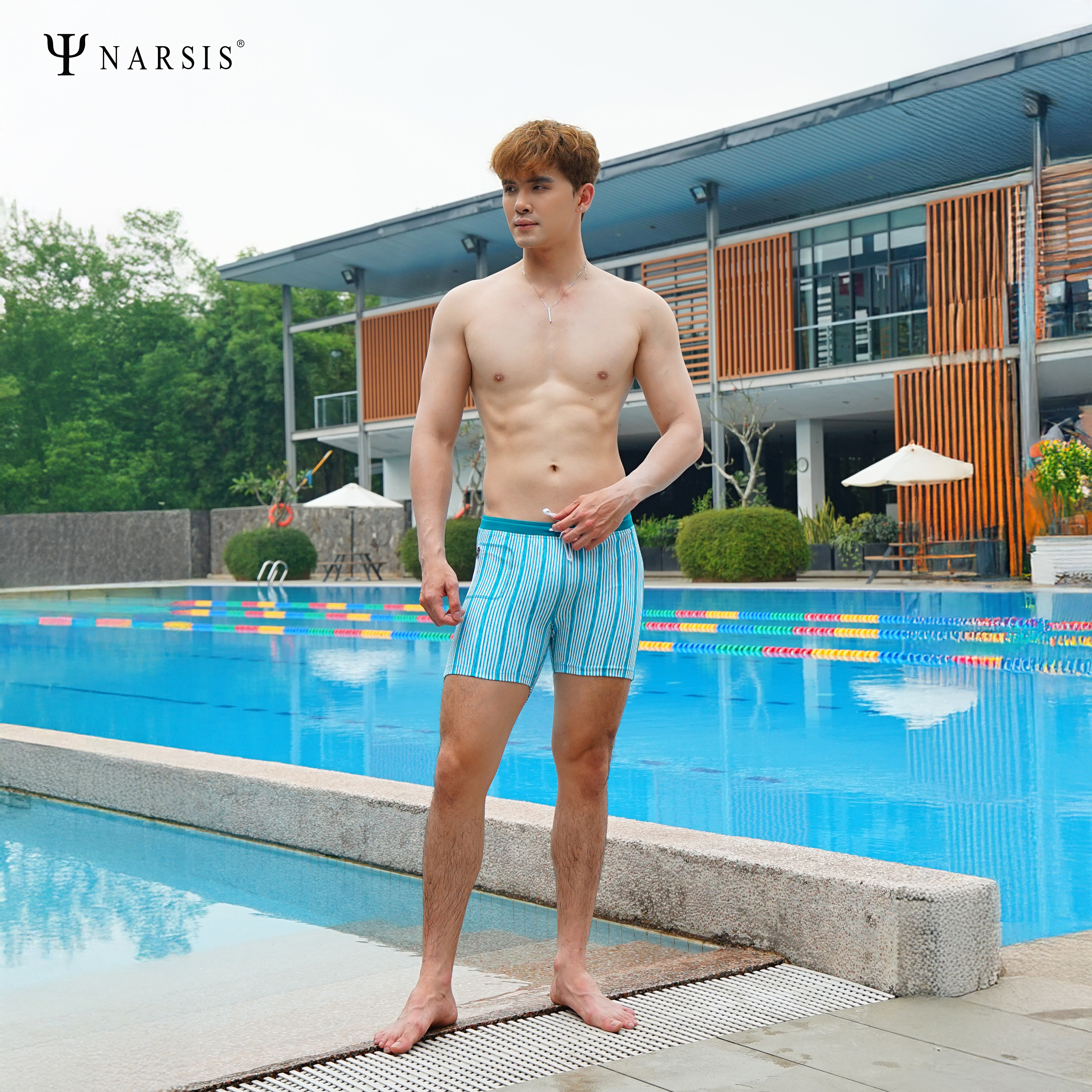 Quần bơi Narsis Q24004 thiết kế chuyên dụng, nhanh khô, phù hợp đi biển._thumbnail_3