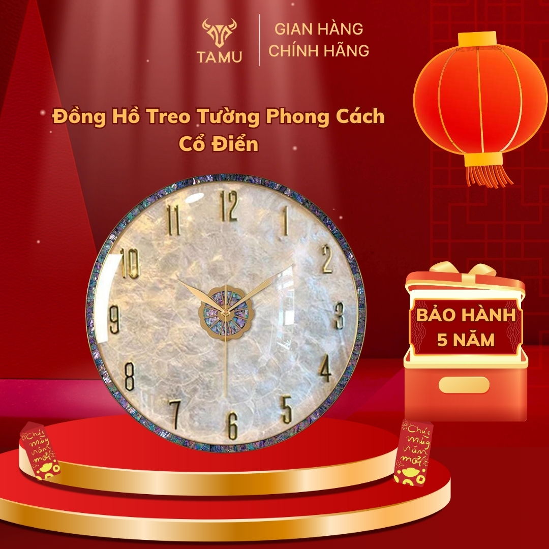 Đồng Hồ Treo Tường Phong Cách Cổ Điển