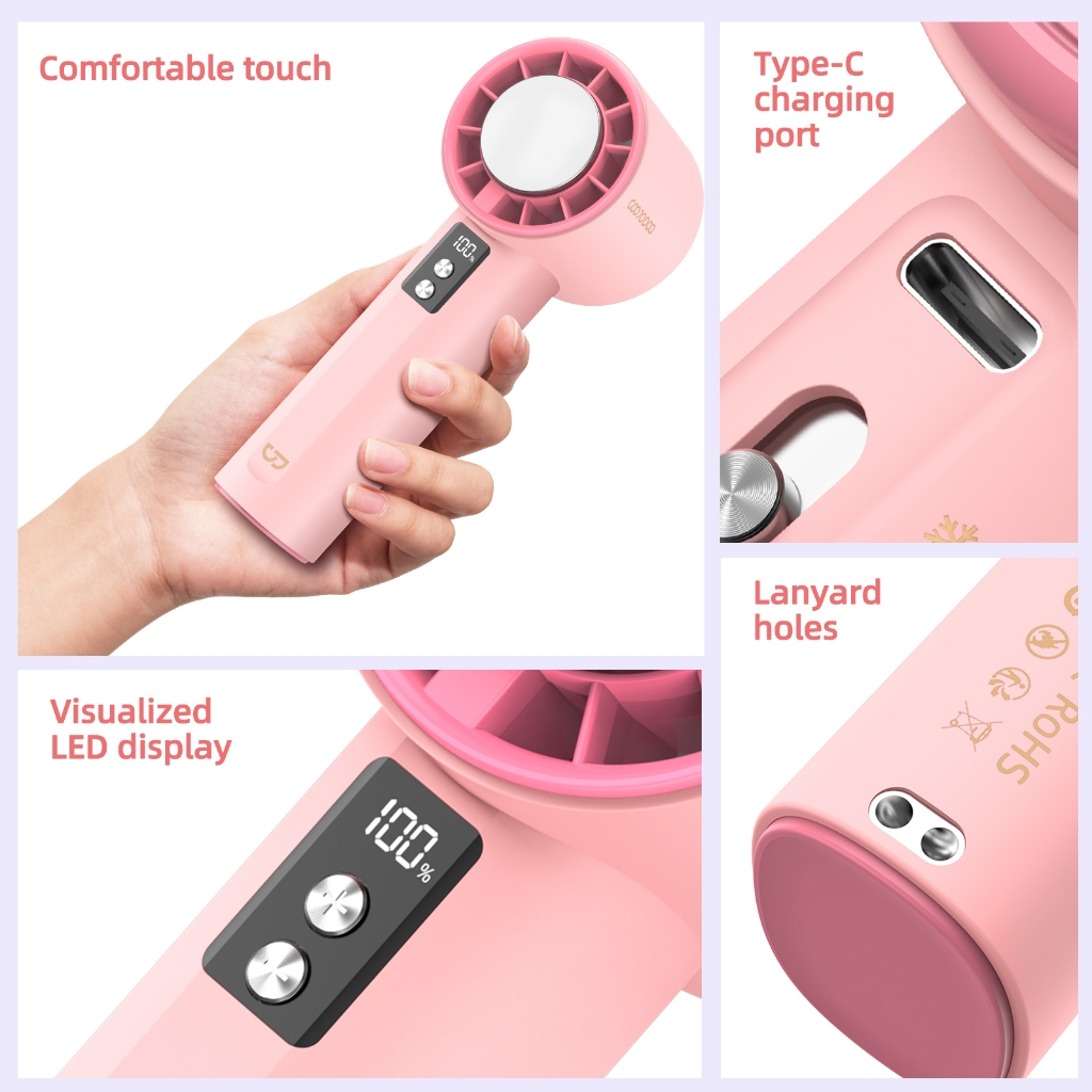 GOOJODOQ 4000 mAh Cooling Turbo Jet Fan GFS006_thumbnail_2