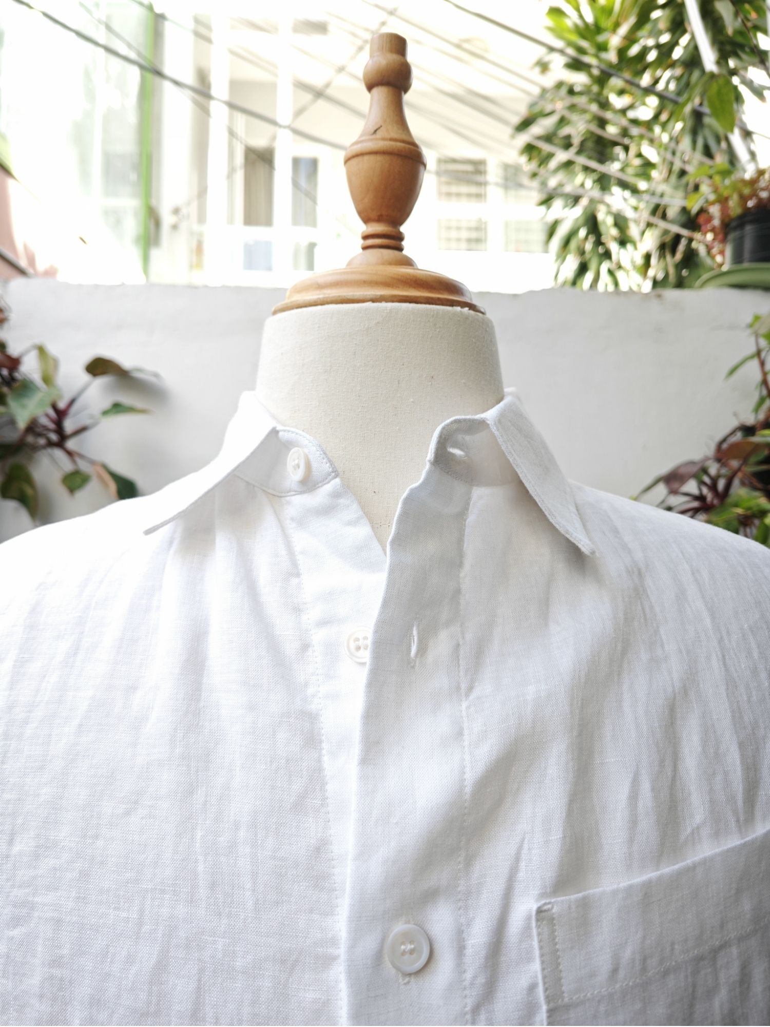 Sơ mi 100% linen tay ngắn cổ kiểu Đức_thumbnail_2