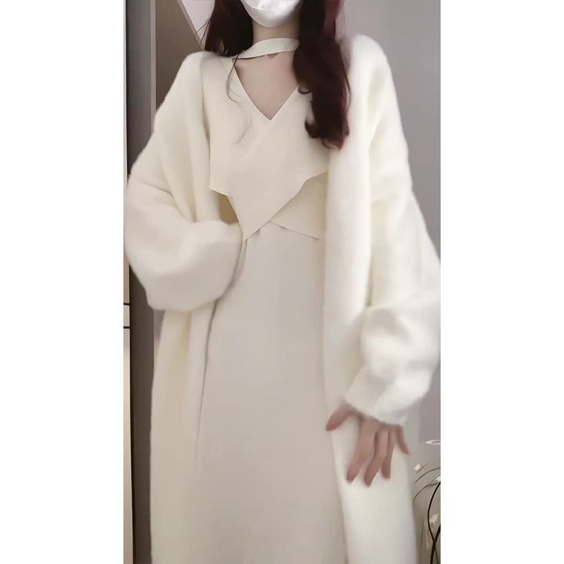 [MS000038] ✨ Bộ Váy Len Dáng Dài Dịu Dàng Cho Mùa Thu Đông_thumbnail_1