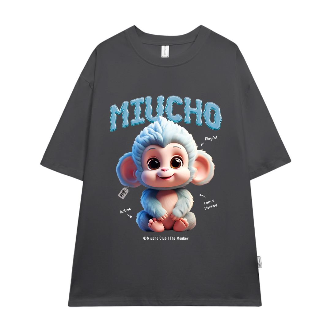 Áo thun form rộng 12 con giáp tuổi Thân (tuổi khỉ) ATD1243 Miucho tay ngắn cổ tròn in mix_thumbnail_17