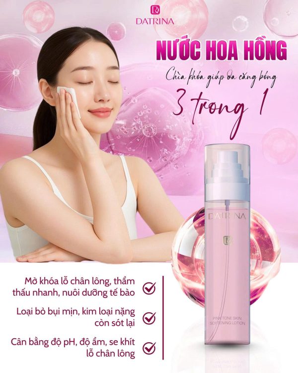 Nước hoa hồng Datrina 100ml
