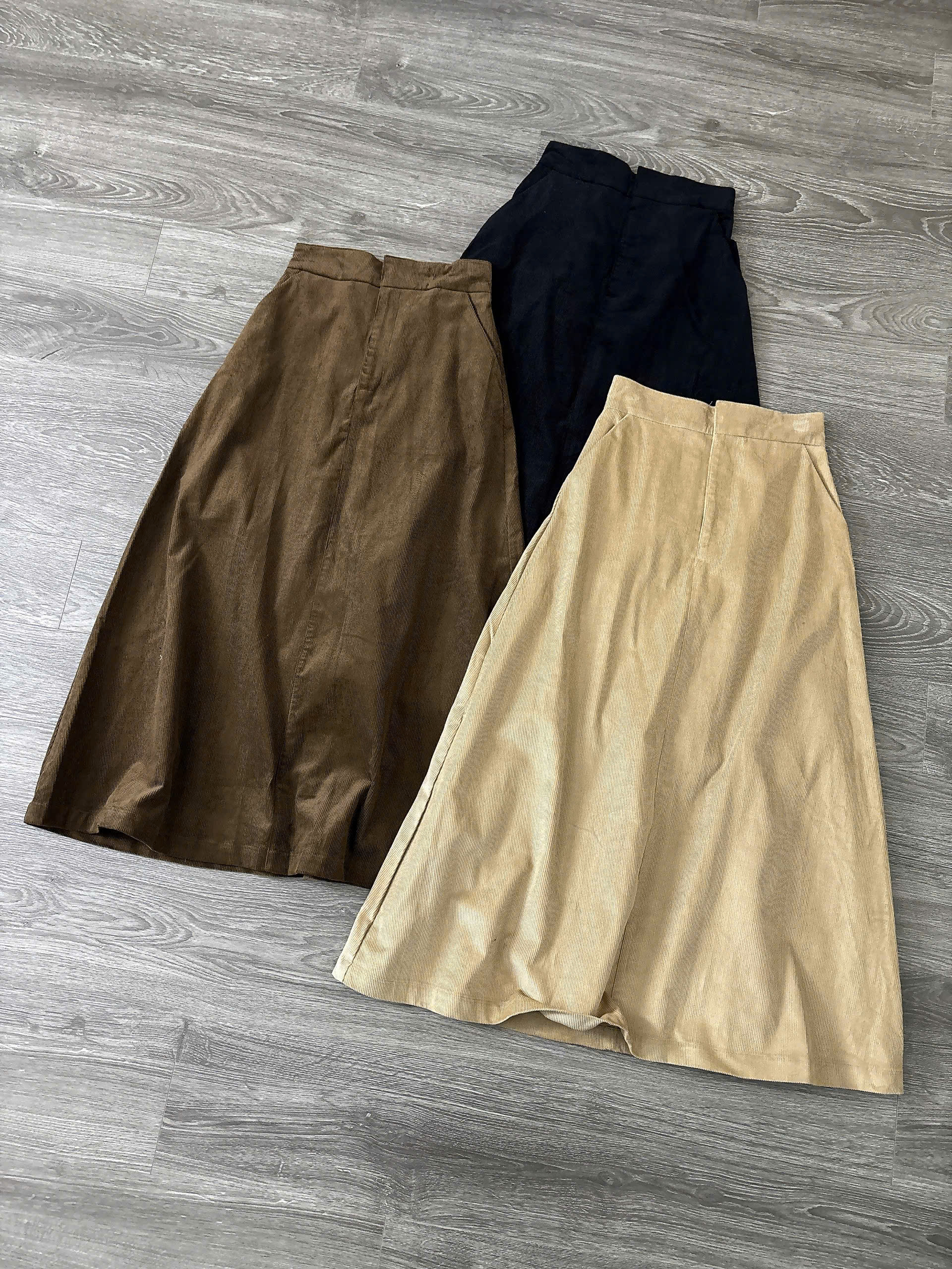 C96 CHÂN VÁY NHUNG 3 MÀU