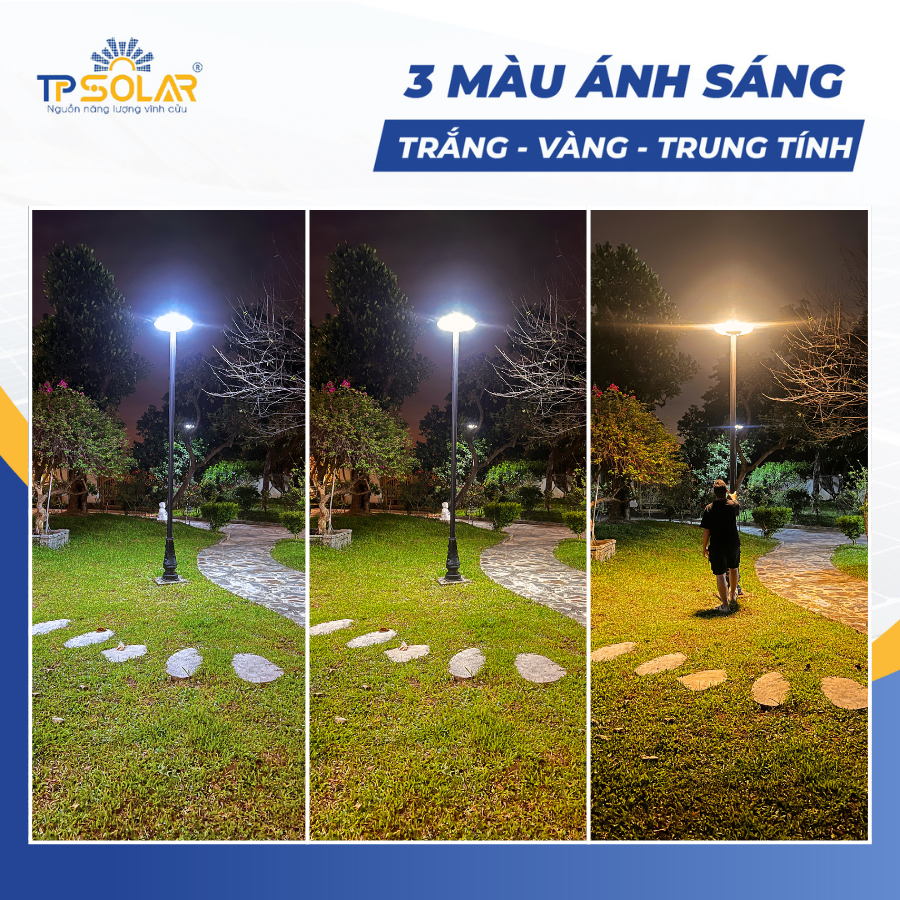 Đèn UFO hoa cúc 3 màu ánh sáng năng lượng mặt trời_thumbnail_1