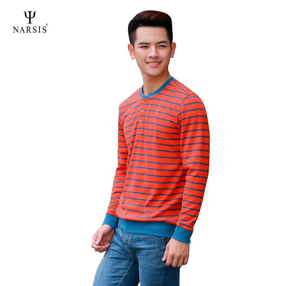 ÁO NAM THU ĐÔNG D7051 NARSIS VẢI NỈ ẤM ÁP, MỀM MẠI, THÍCH HỢP MÙA ĐÔNG, GIỮ NHIỆT TỐT