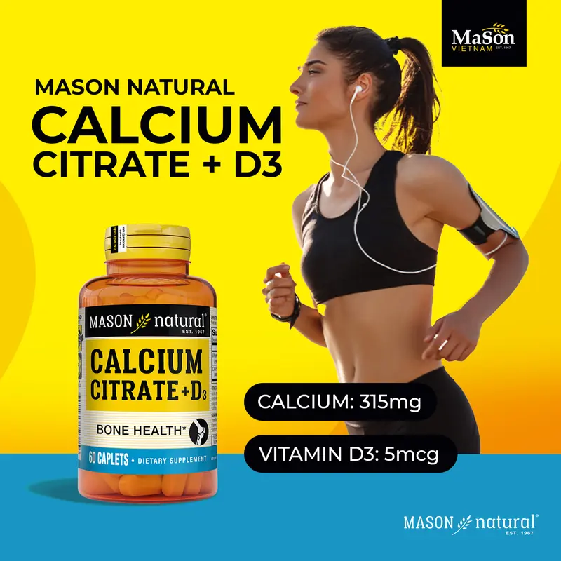 Mason Nature Calcium Citrate+D3 (online)