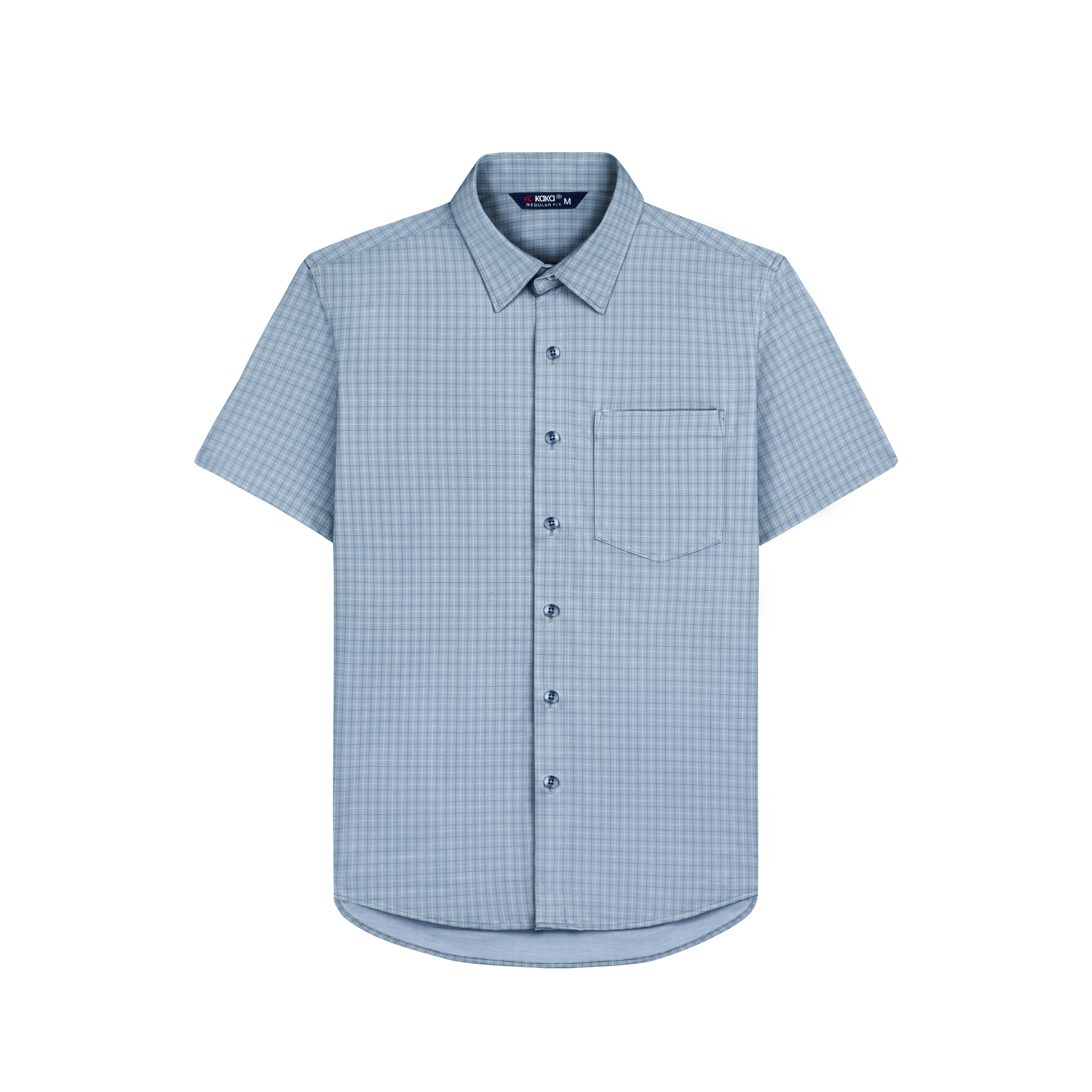 Áo Sơ Mi KaKa Bamboo co giãn kẻ nhỏ S26