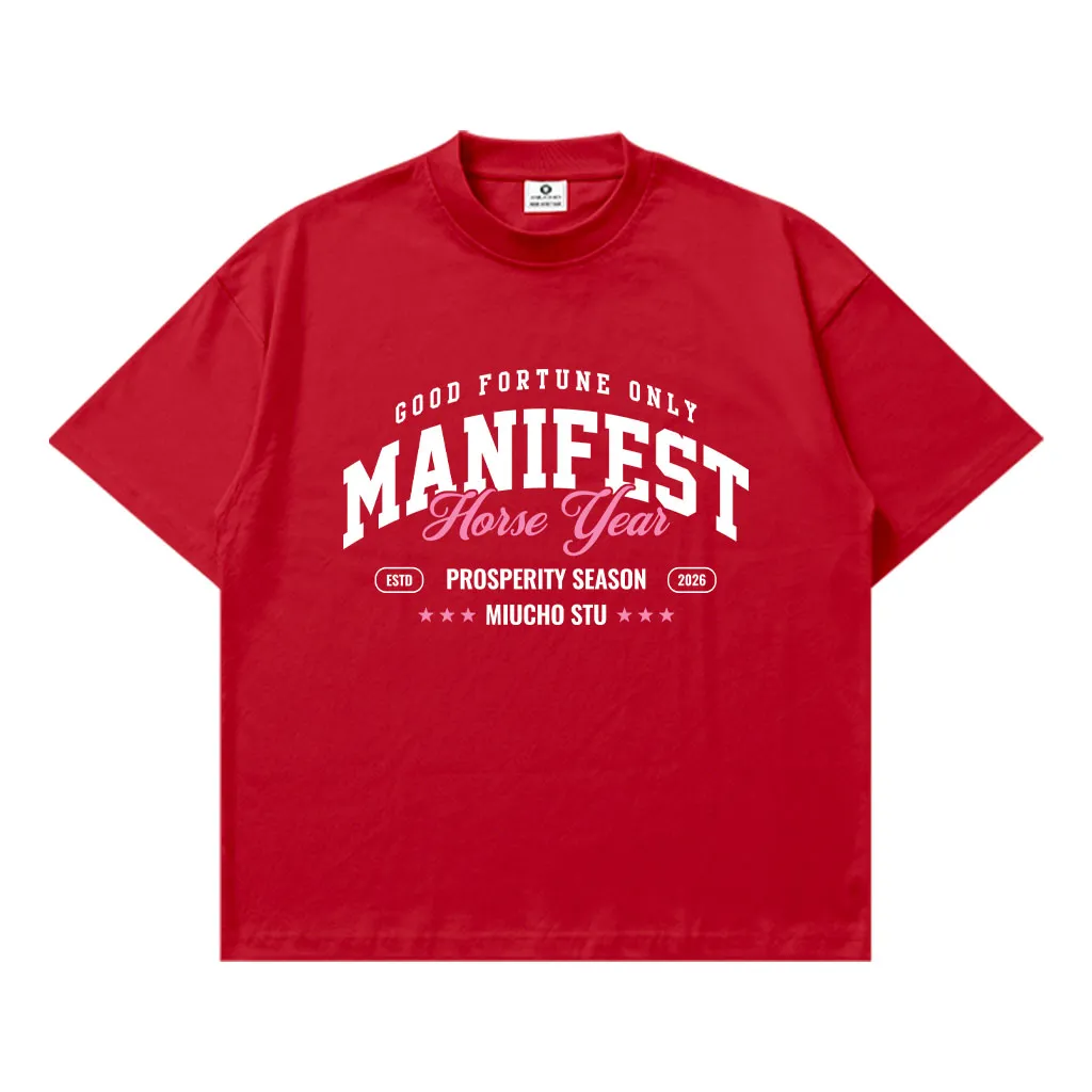 Áo thun Tết nam nữ form boxy Miucho chất vải mềm mại thoáng mát chữ basic in typography 2939_thumbnail_9