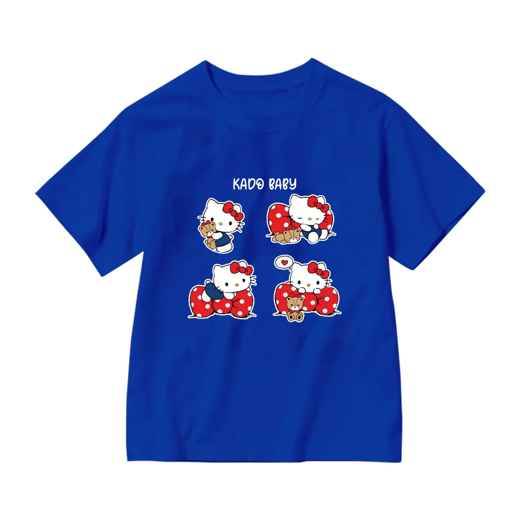 Áo thun kid form rộng Kado chất vải cotton dày dặn thoáng mát thoải mái Hello Kittie 2886_thumbnail_11