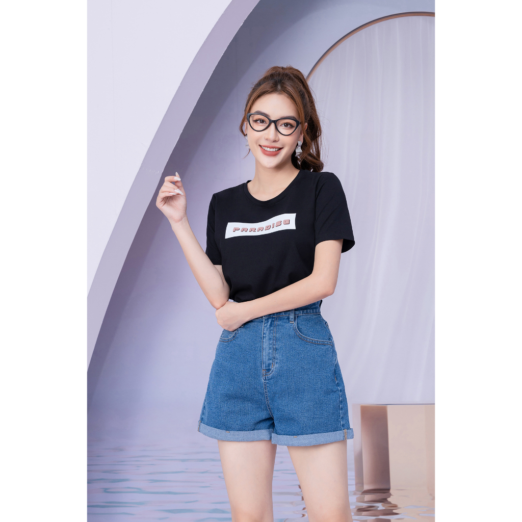 Quần short Jean nữ - Quần đùi nữ Loza QJ602093XD_thumbnail_3