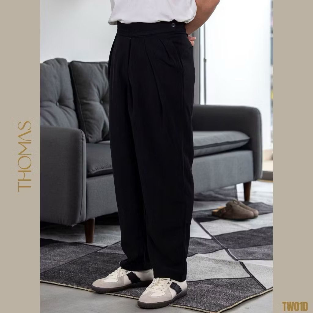 Quần Dài Diego Vải Thái Form Semi-Wide Leg_thumbnail_4