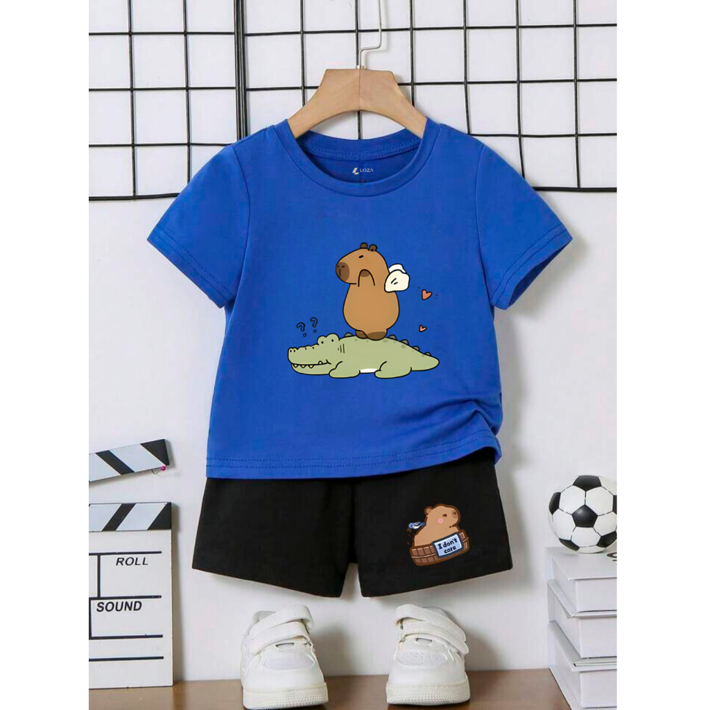 Bộ đồ bé trai in hình Capybara - Loza Kids SB106_thumbnail_4