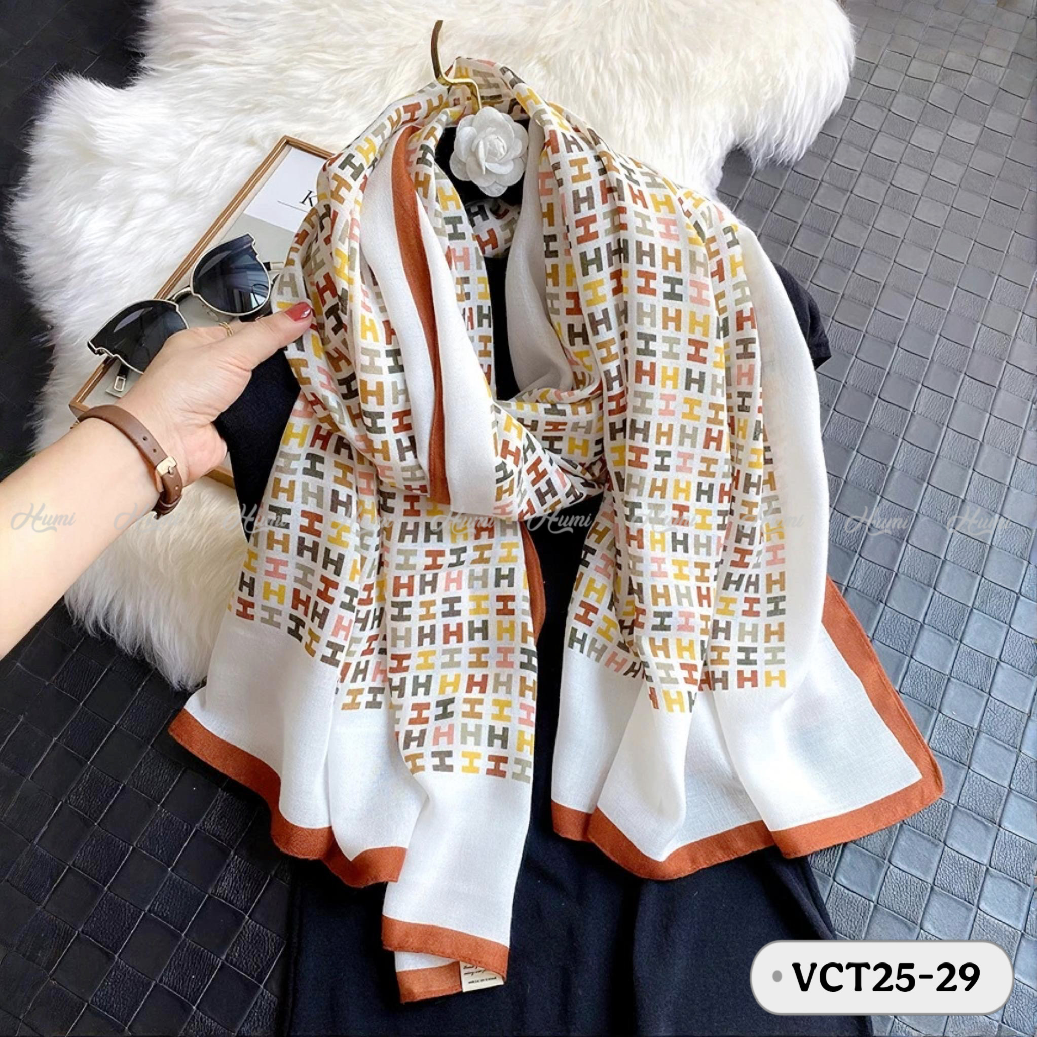 KHĂN CHOÀNG VISCOSE COTTON (VCT25-29)