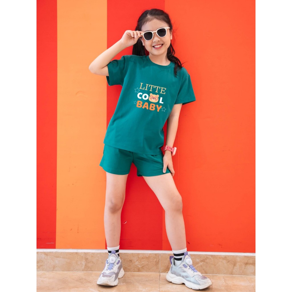 Bộ đồ bé gái in hình nhiều mẫu - Loza G0172