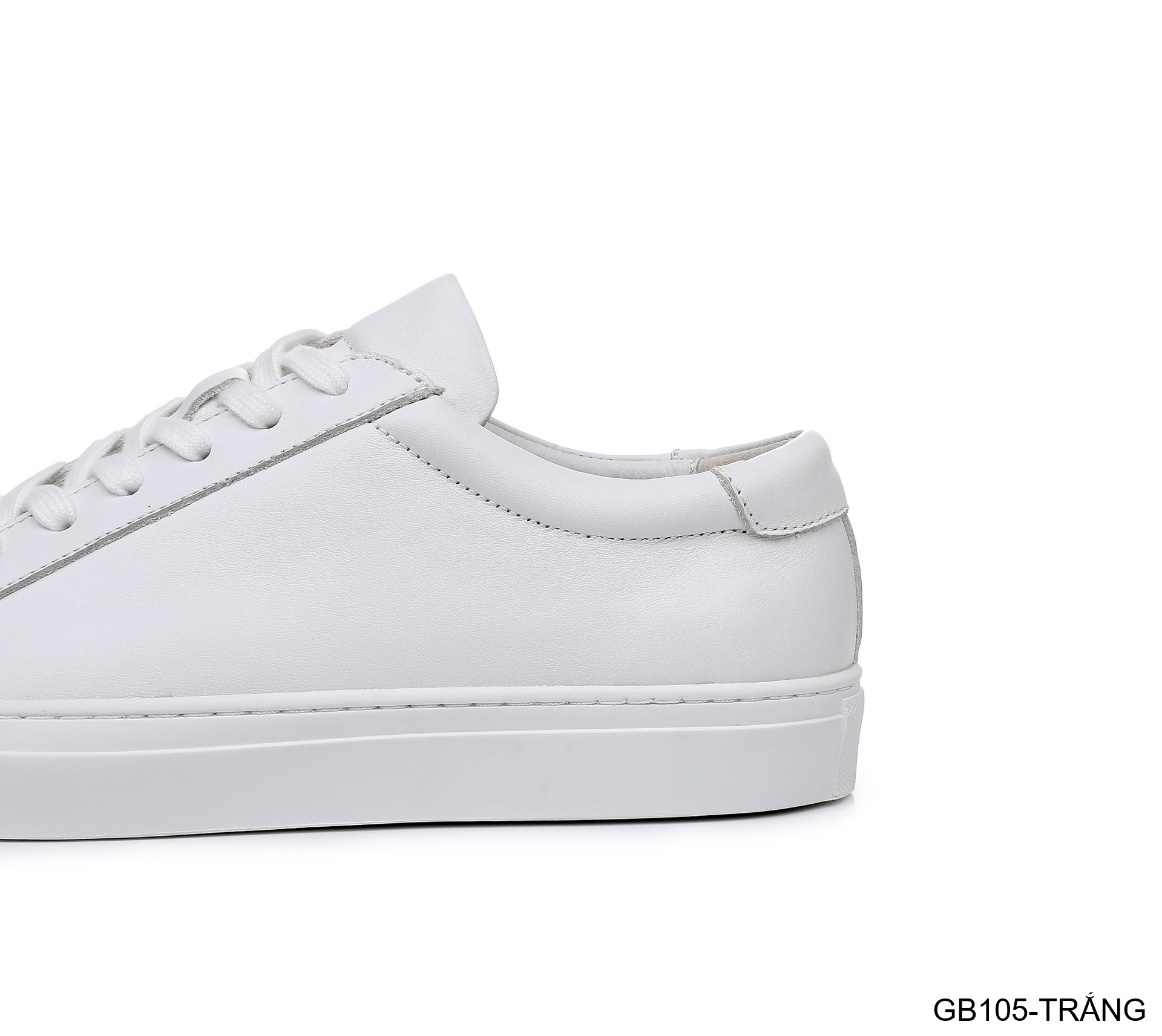 GB105 - Giày Sneaker Nam Da Bò Thiết Kế Đơn Giản, Đế Cao Su Bền, Màu Trắng Đen_thumbnail_11