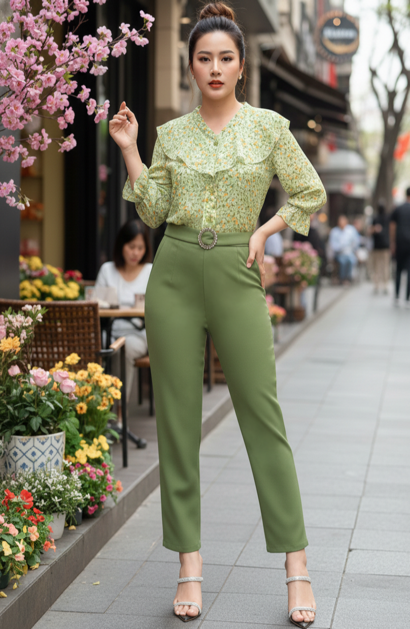 Set bộ áo hoa phối quần baggy_thumbnail_7