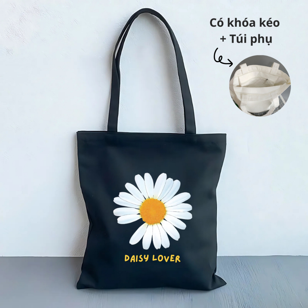 Túi tote vải canvas local brand We Tee in hình thỏ, labubu - TOTE01_thumbnail_14