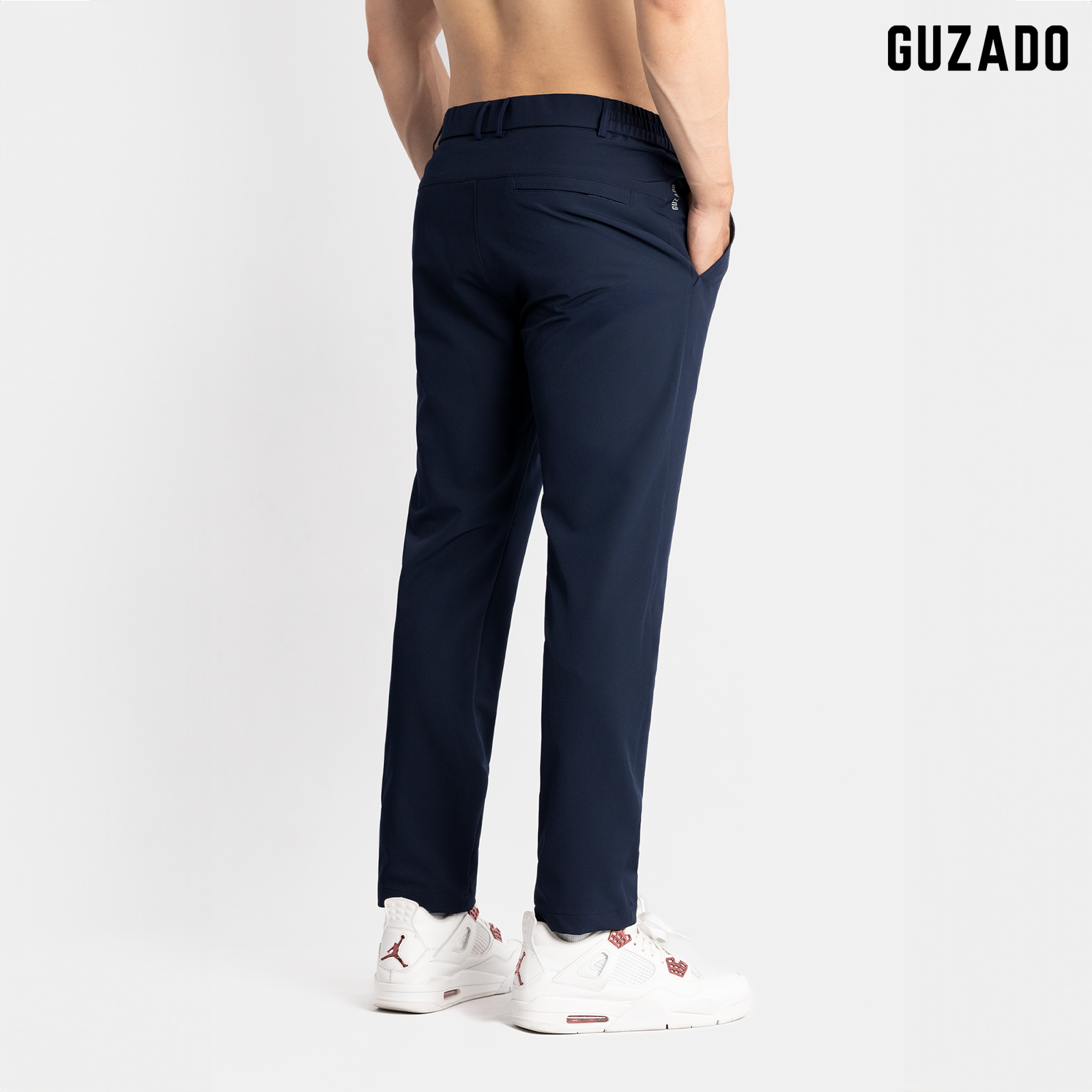 Quần Âu Nam GUZADO Cao Cấp , Cạp Cúc GDC03_thumbnail_2