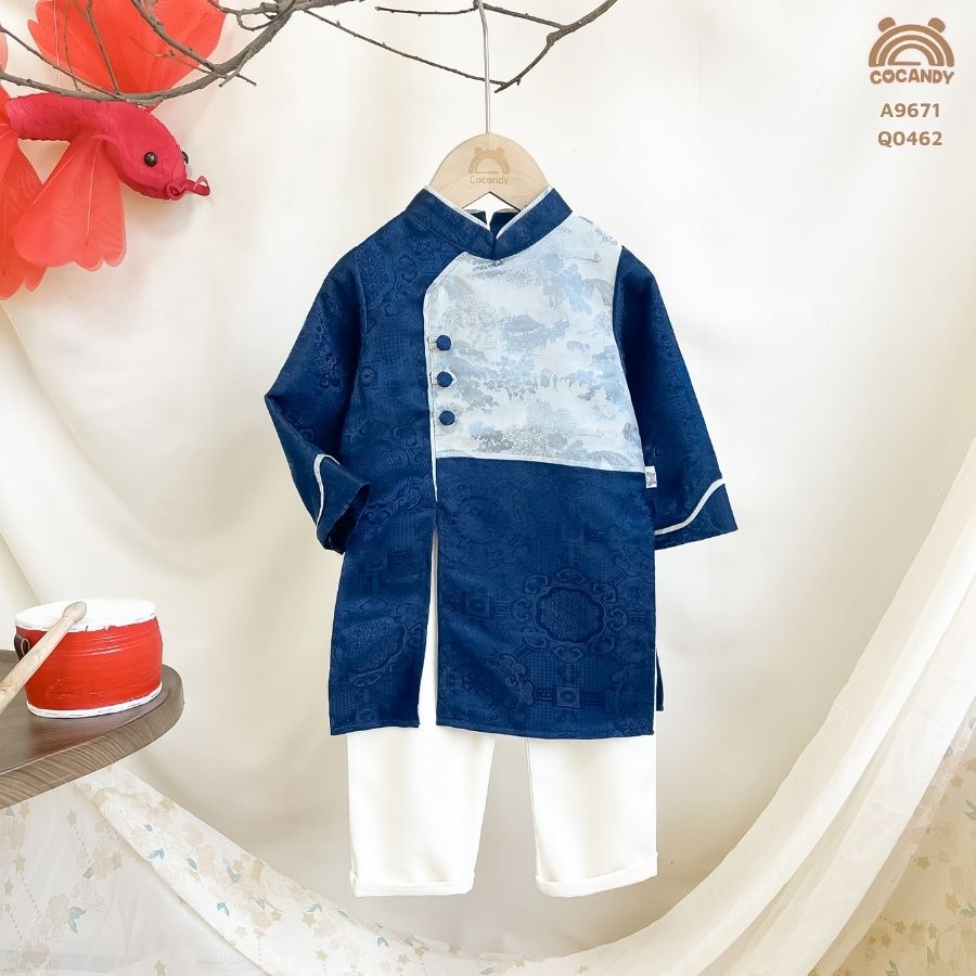 Áo dài XANH Viên Minh