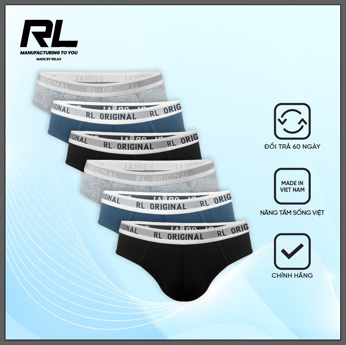 COMBO 6 QUẦN LÓT NAM BRIEF RDO120_thumbnail_3