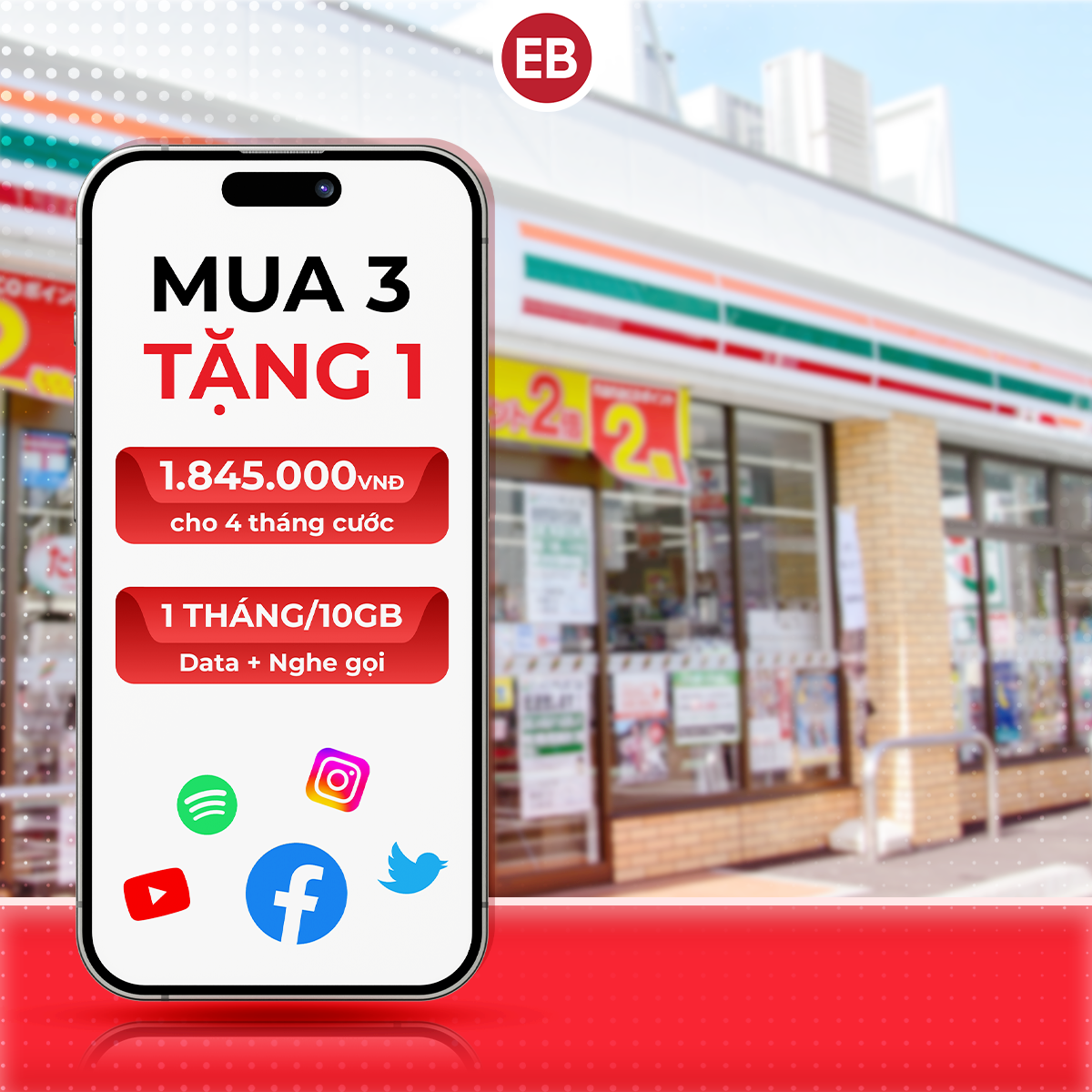Sim dài hạn 3 tháng, tặng 1 tháng (40GB/ 4 tháng)