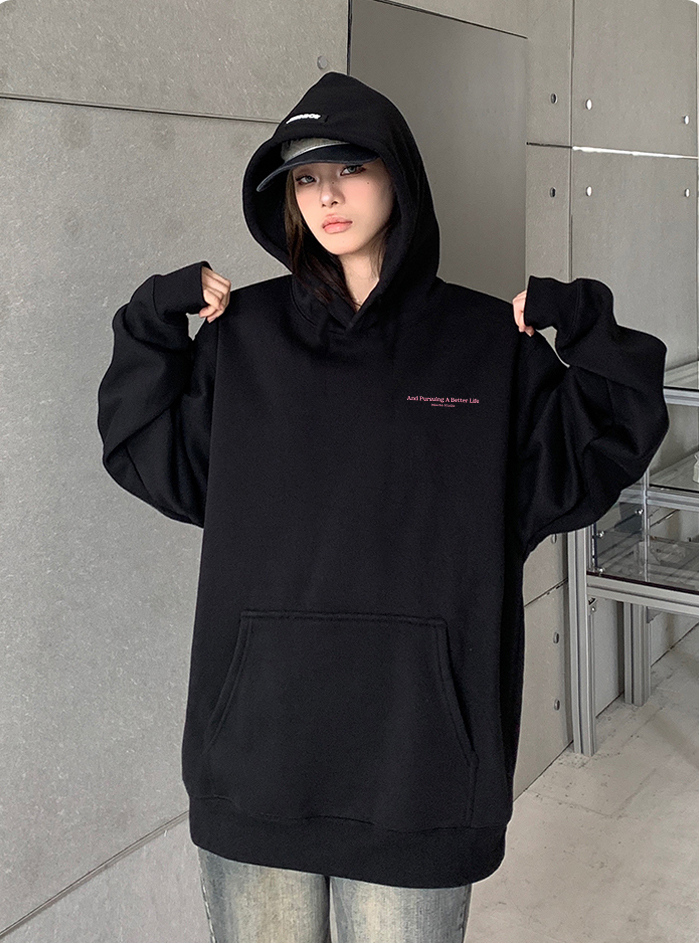 Áo hoodie nữ form rộng dày dặn vải nỉ chân cua HDD1640 Miucho in basic_thumbnail_5