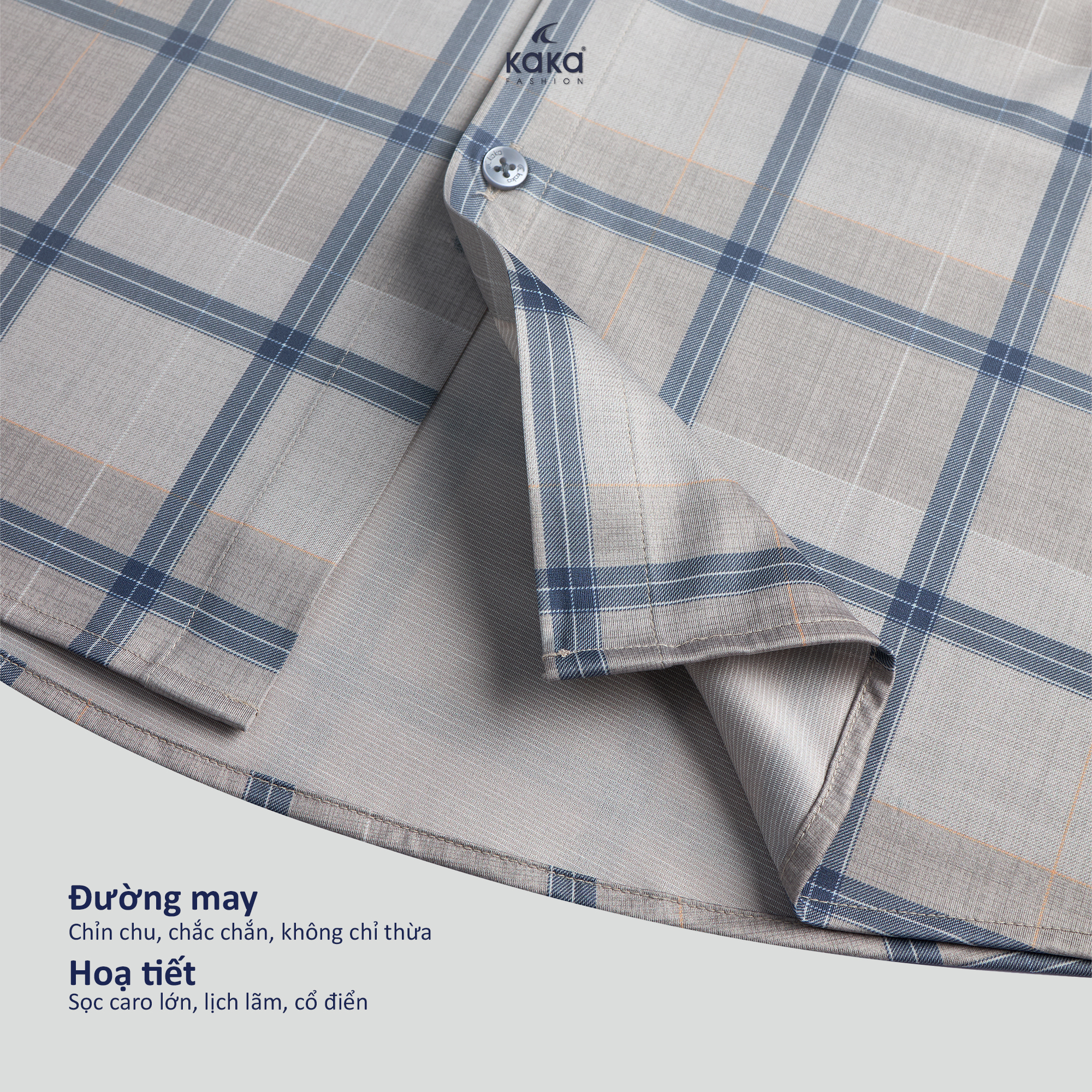 Áo Sơ Mi Kaka Bamboo co giãn sọc ô lớn_thumbnail_3