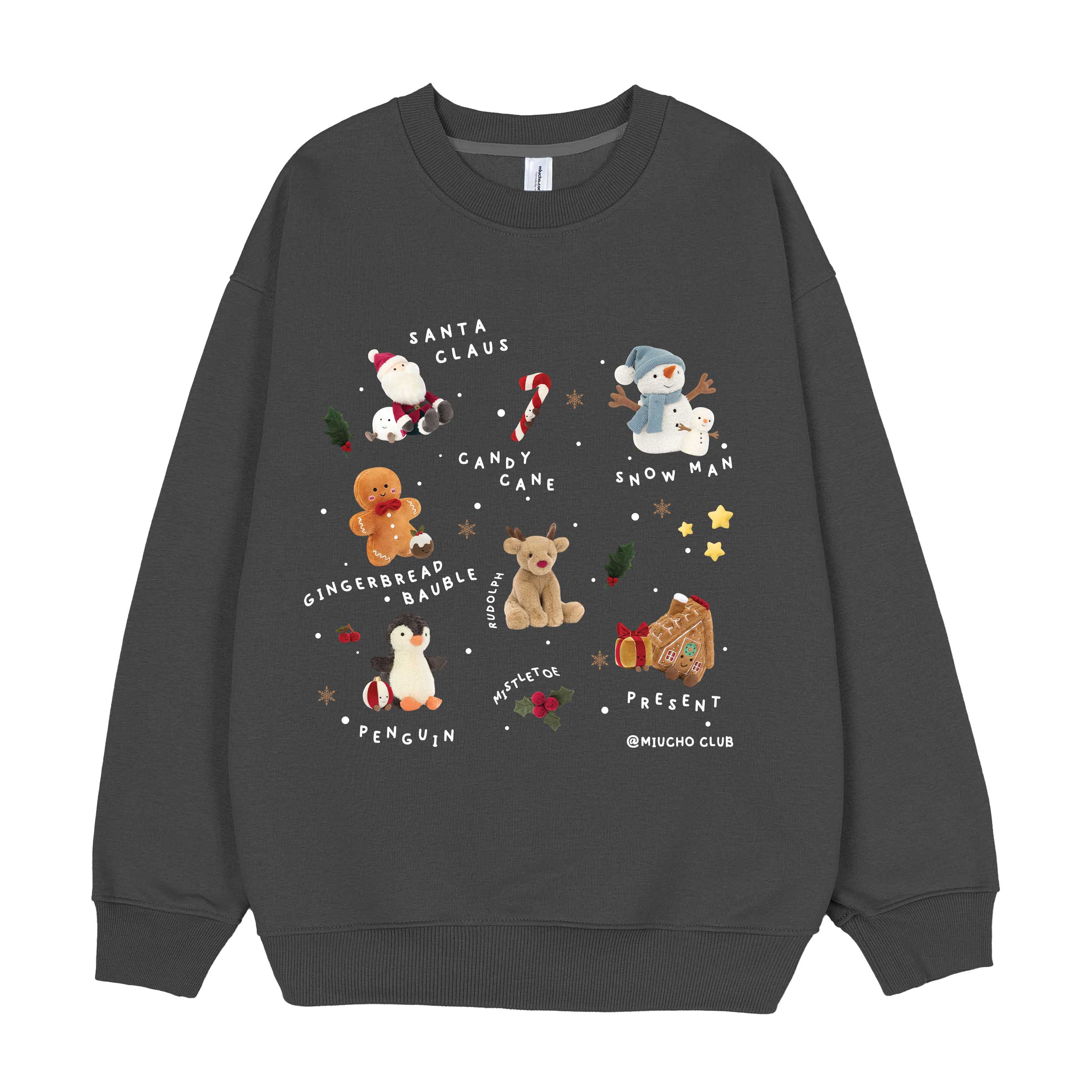Áo sweater nam nữ giáng sinh noel form rộng vải nỉ chân cua STD1719 Miucho in mix_thumbnail_10