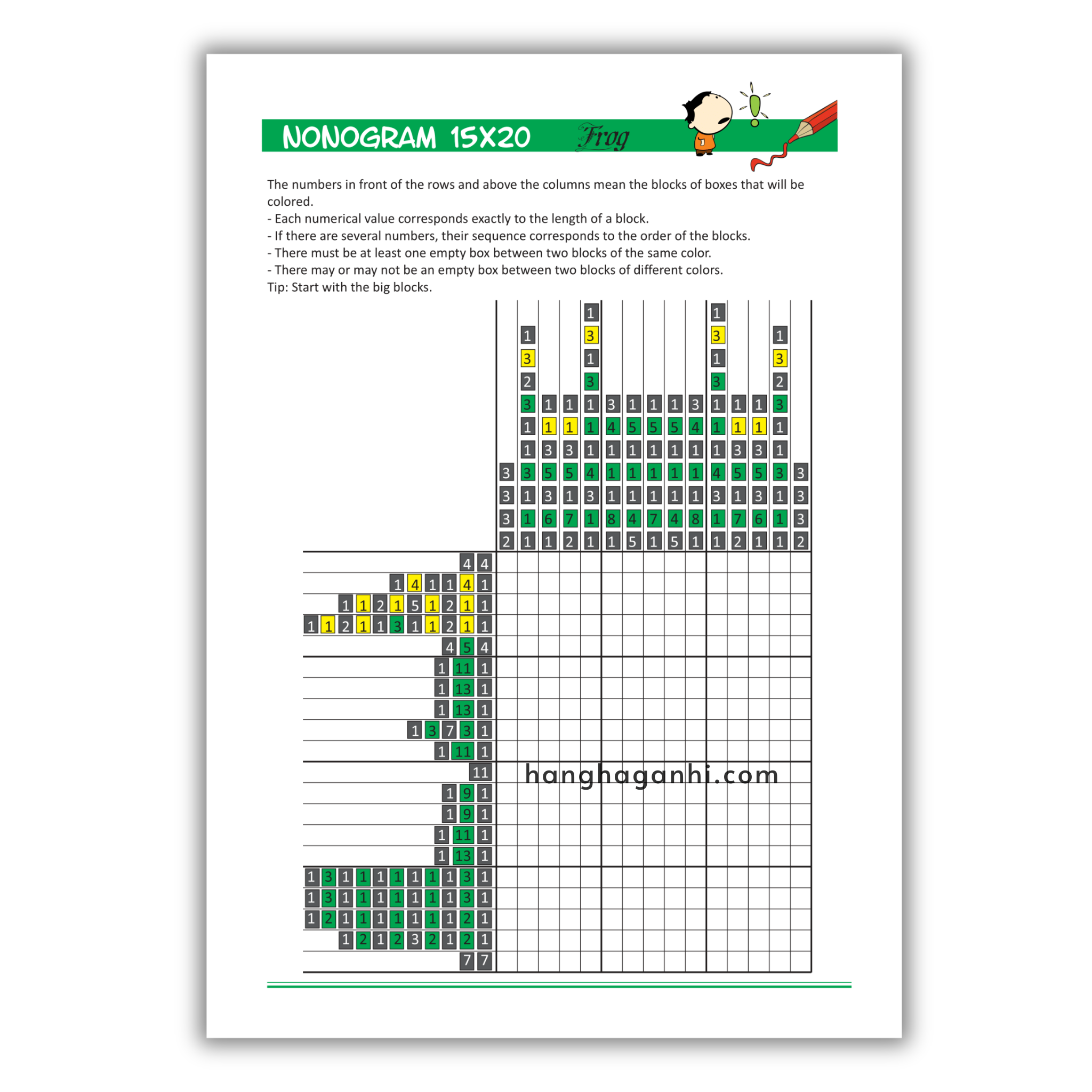 Nonogram Brain Booster Neurotrainer, Sách tư duy cho bé_thumbnail_8