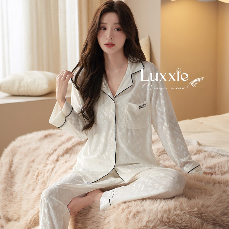 NHUNG30 Bộ ngủ nhung họa tiết chữ V_thumbnail_7