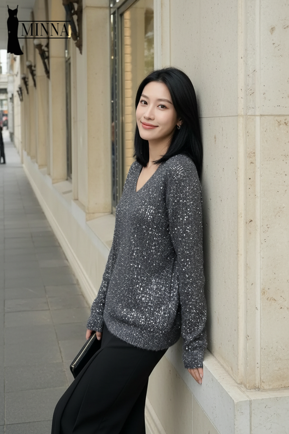 Sparkle Knit Sweater - MA045_thumbnail_2