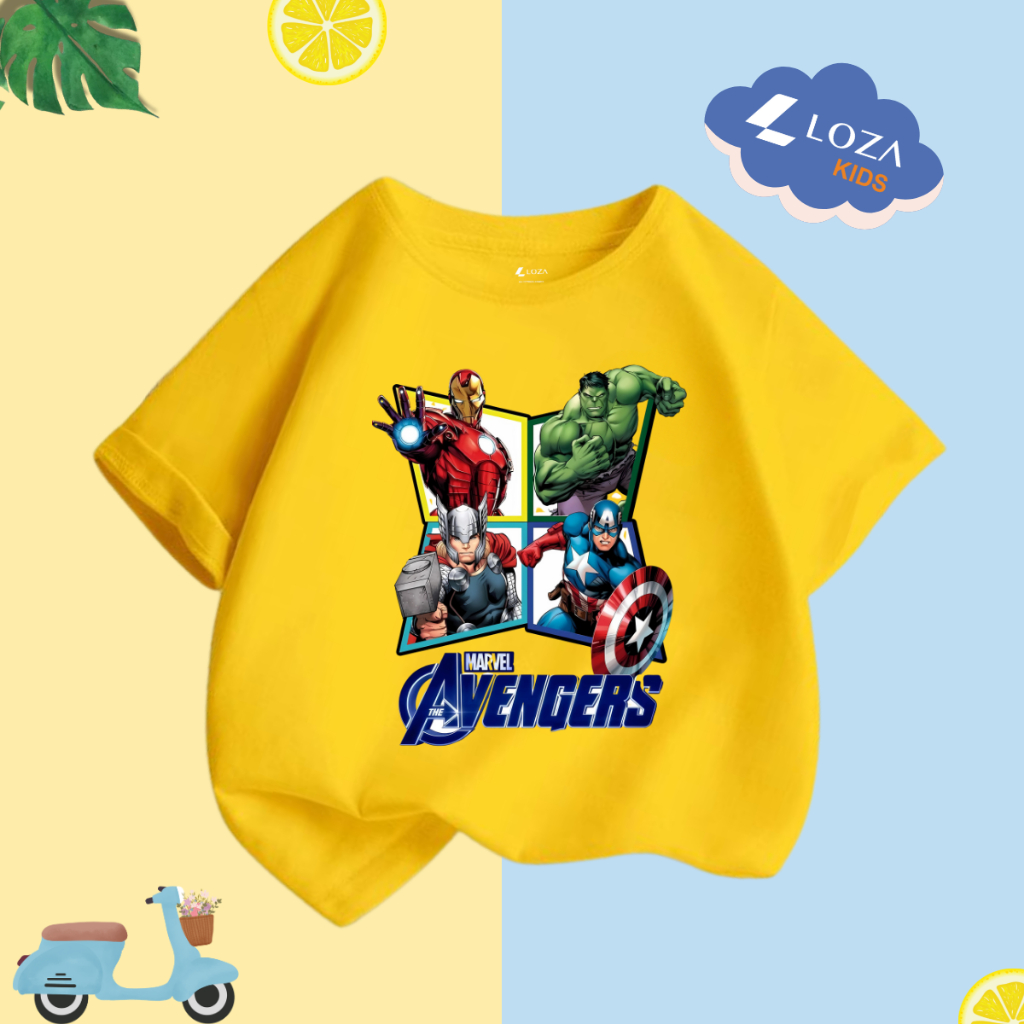 Áo thun bé trai in hình BST Marvel - Loza Kids Mã CA007_thumbnail_11