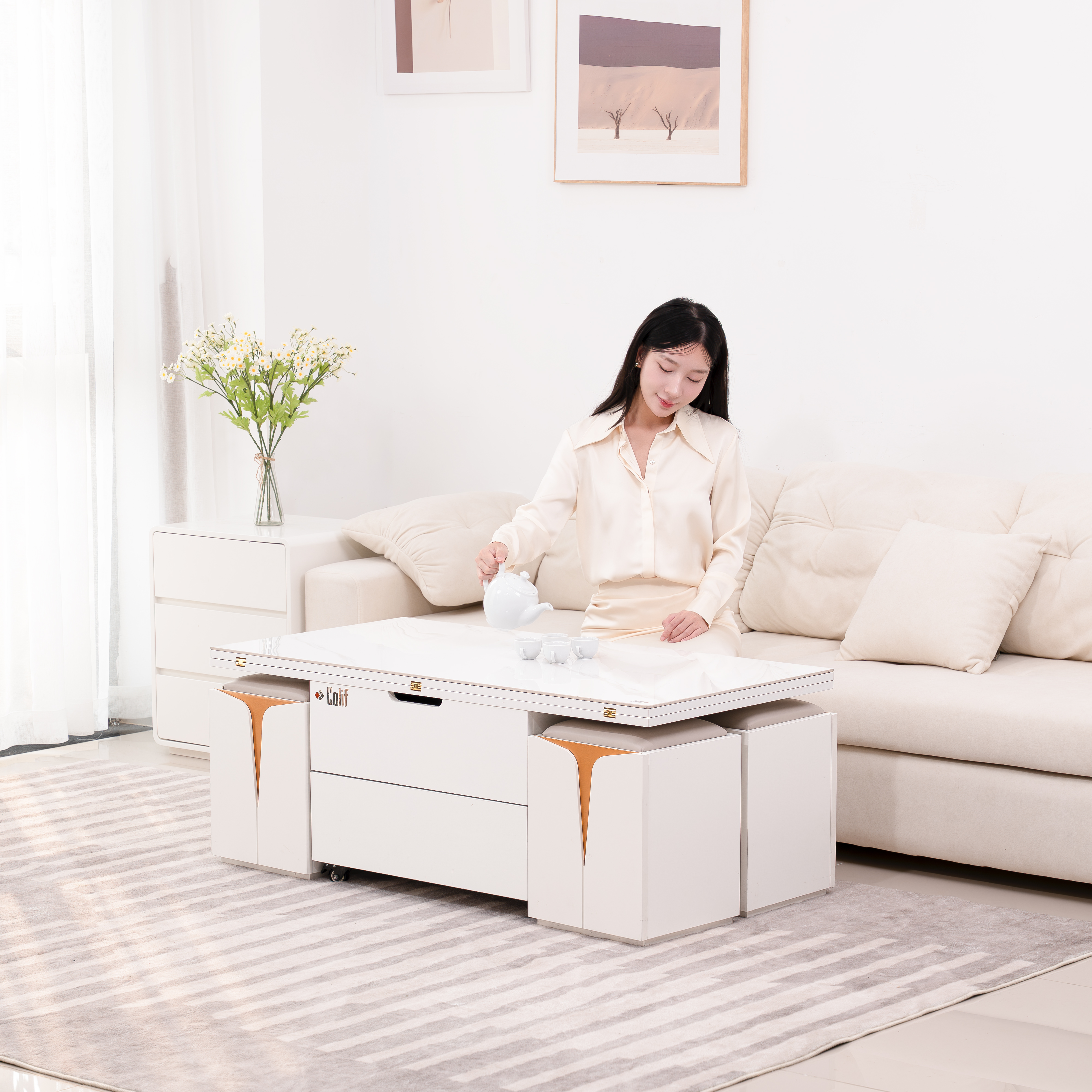 Bàn ăn mặt đá và bàn ăn mặt gỗ, nên chọn loại nào cho phù hợp?