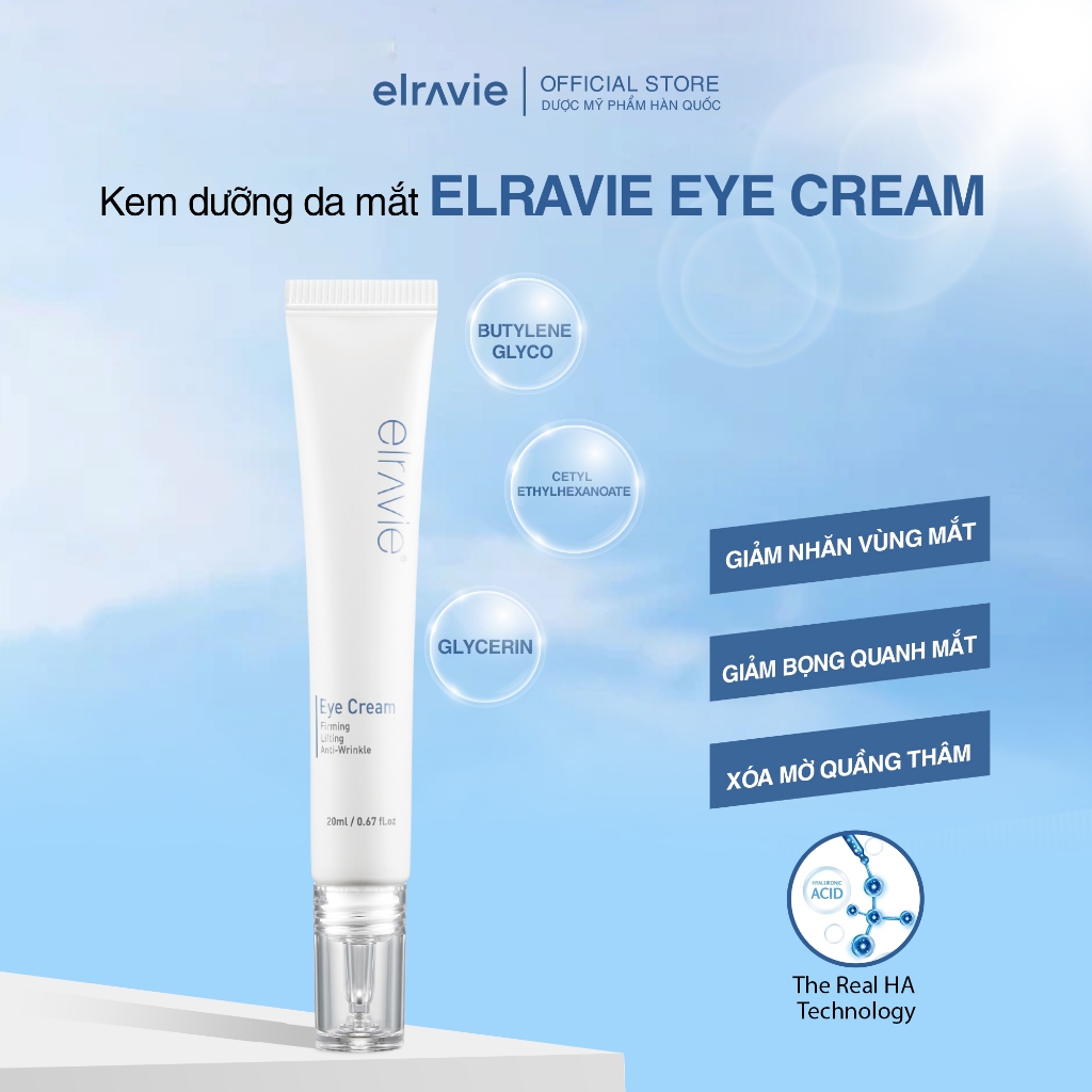 Kem Dưỡng Mắt Giảm Quầng Thâm, Phục Hồi & Rạng Rỡ Elravie Repairing Activator Eye Cream 20ml_thumbnail_2