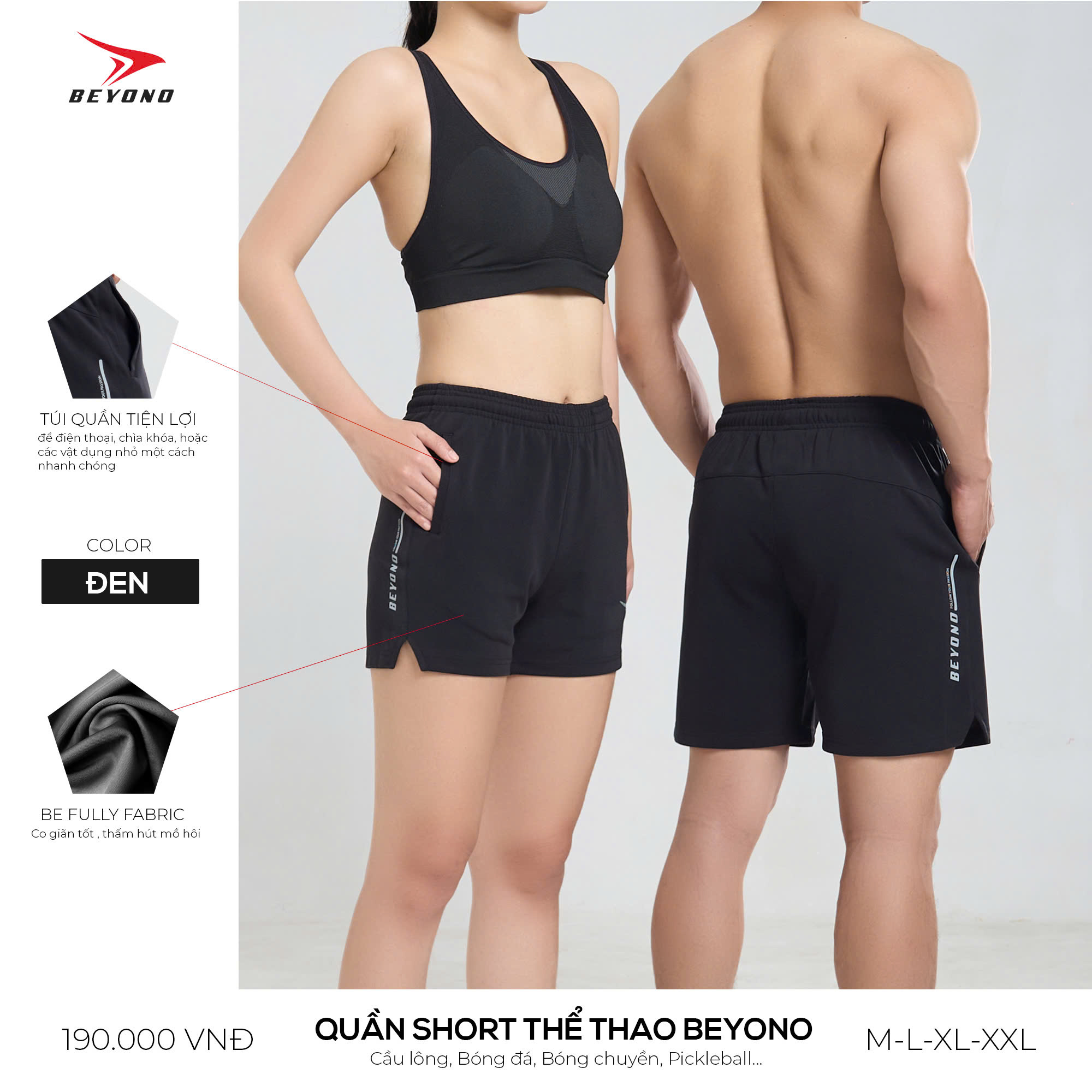 QUẦN SHORT PICKLEBALL BEYOND NỮ