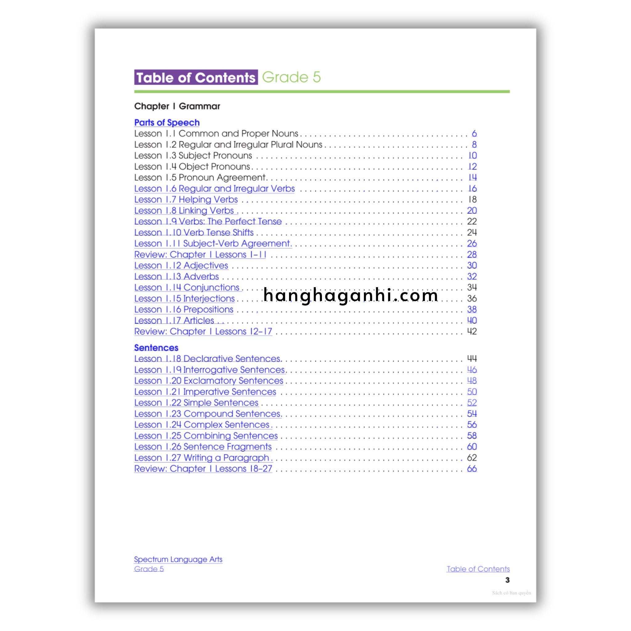 Sách Spectrum Language Arts Workbook Grade 5_thumbnail_1