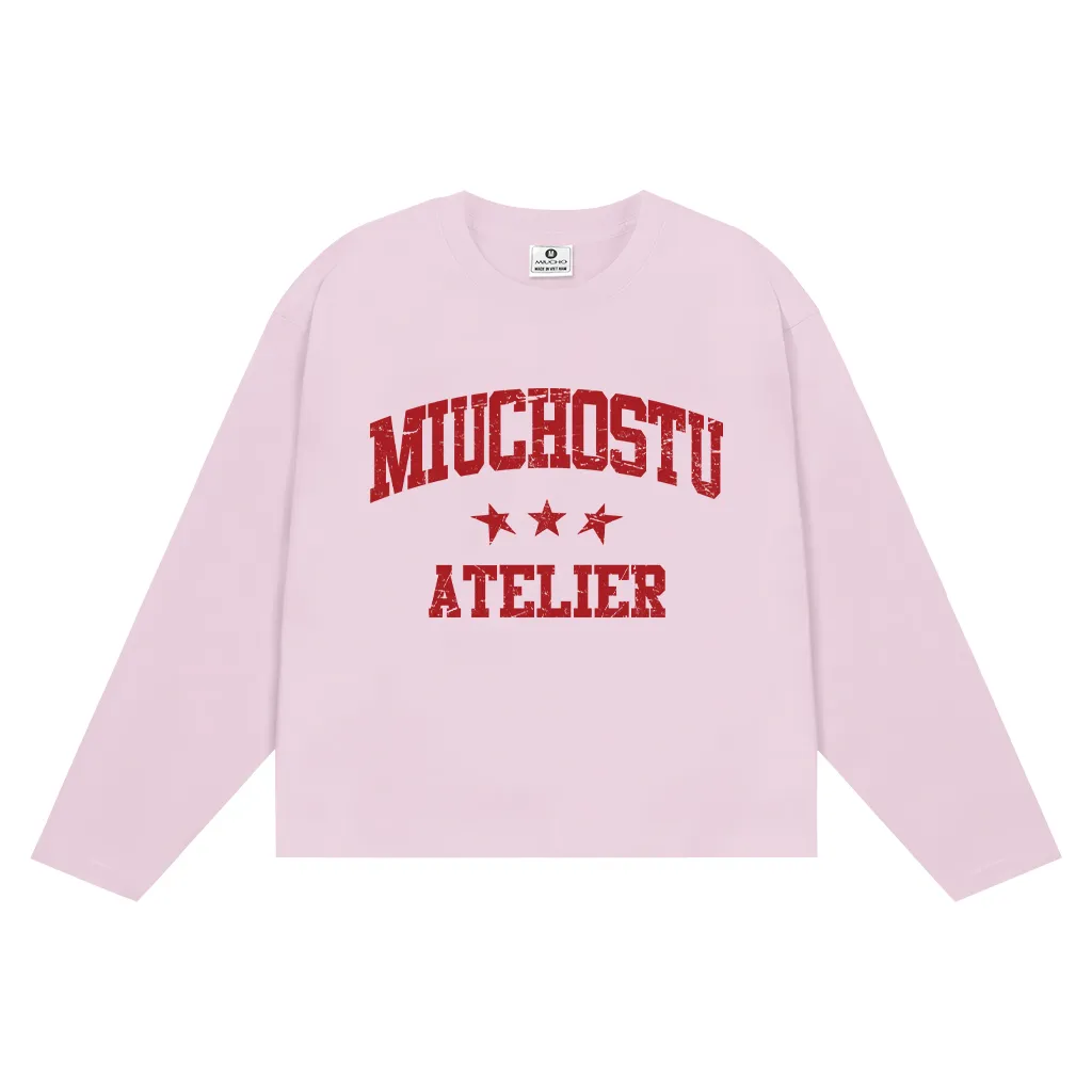 Áo thun boxy tay dài local brand Miucho Club vải cotton thoáng mát cổ tròn in mix 2676_thumbnail_14