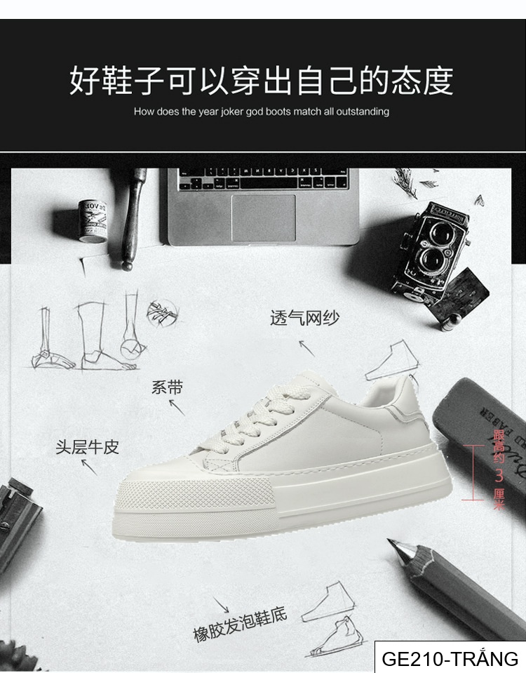 GE210 - Giày thể thao nam da bò lớp 1 cao cấp, giày nam đế dày da thật thời trang phong cách Châu Âu, giày bánh quy da thật nam._thumbnail_8