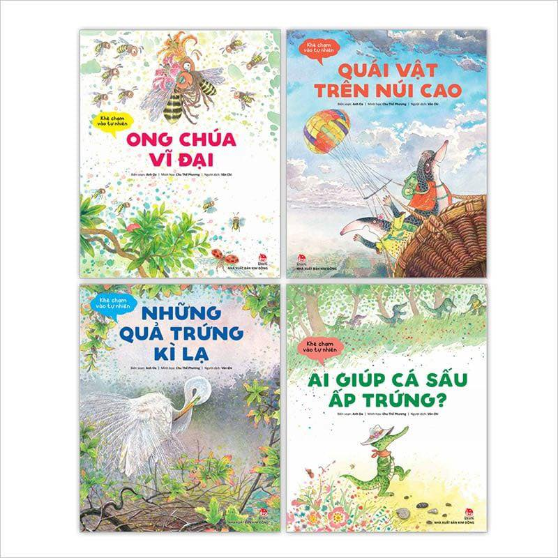 COMBO KHẼ CHẠM VÀO TỰ NHIÊN (4 QUYỂN)
